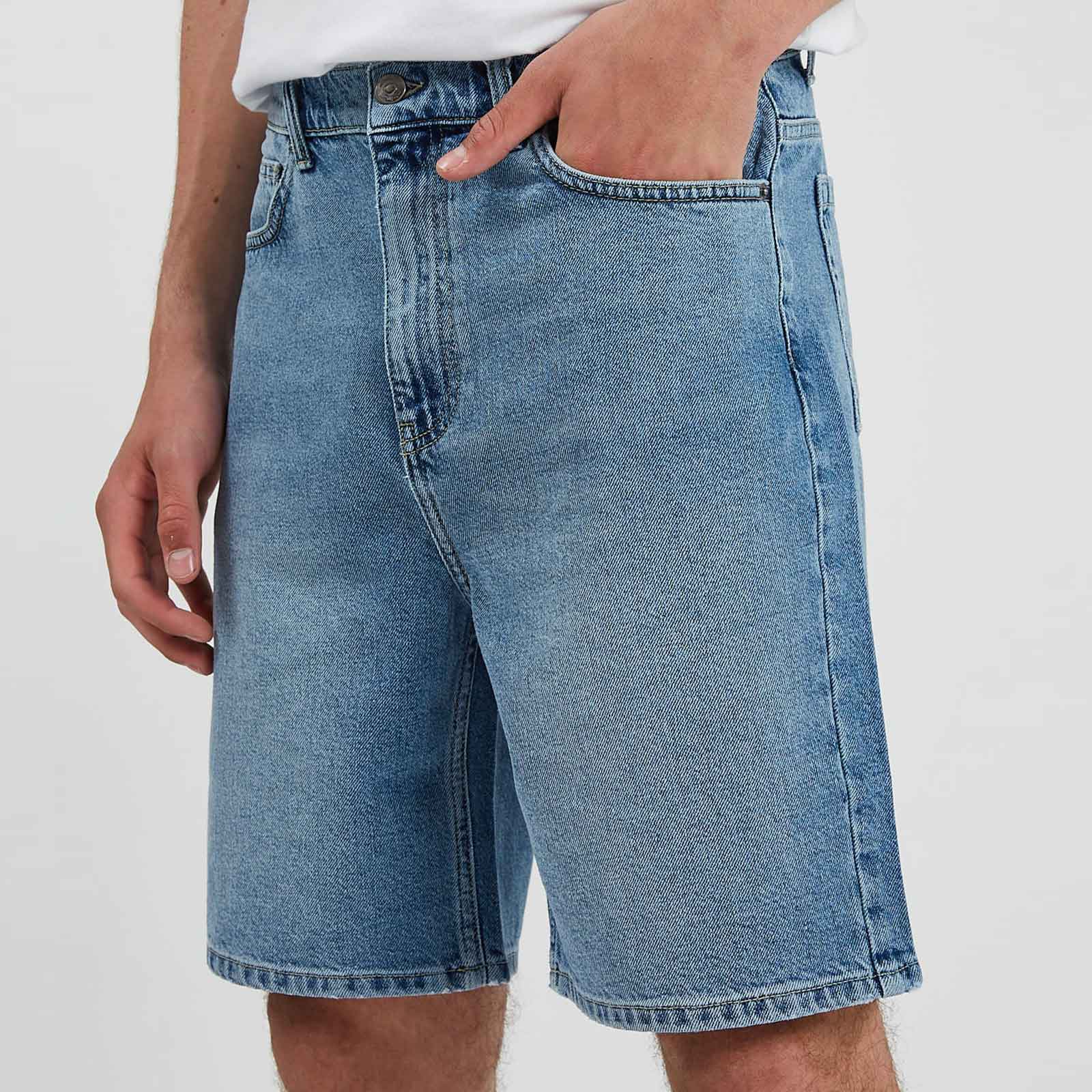 Beans Denim Shorts bering sea - Image 4