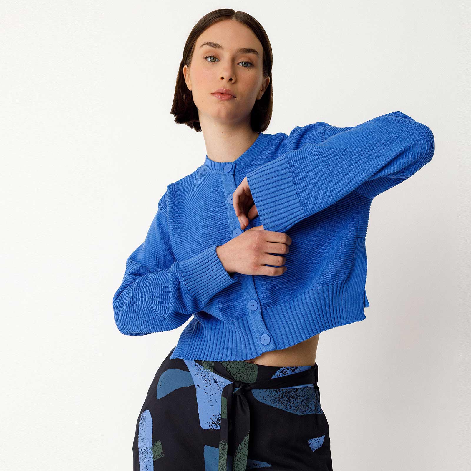 Belene Cardigan blue - Image 3