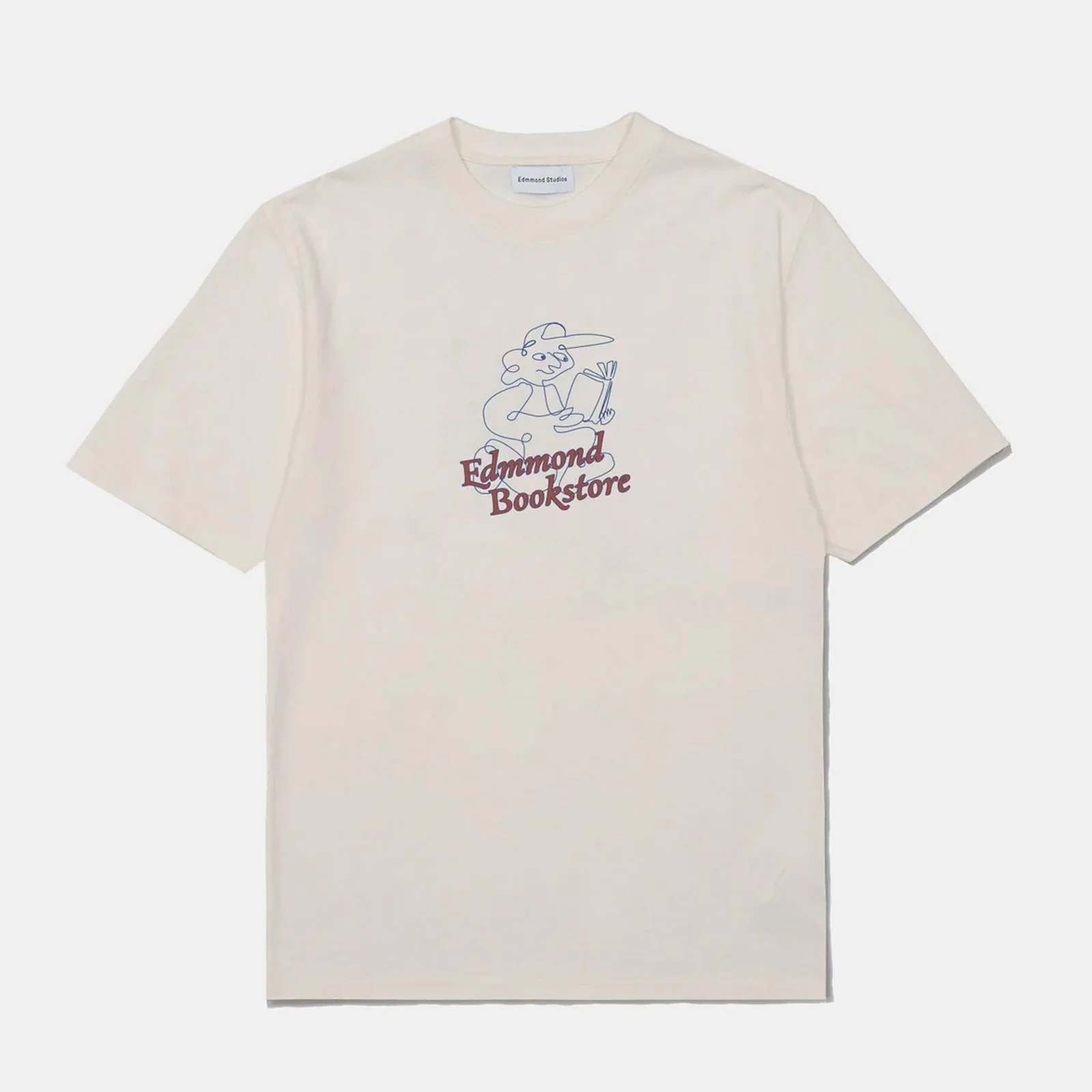 Bibliophile Tee plain off white