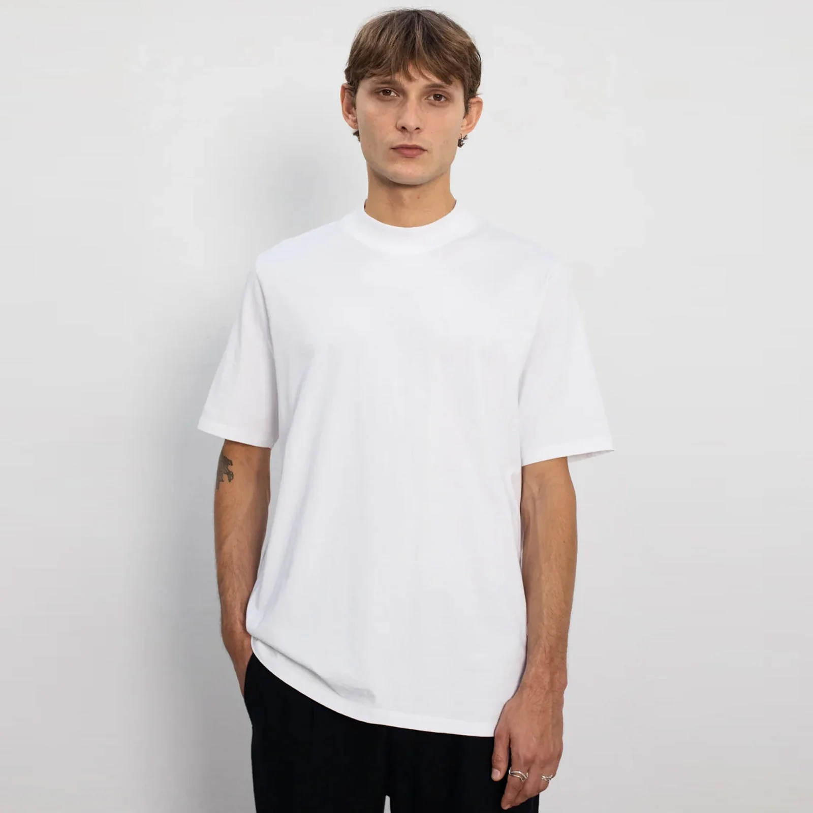 Big Collar T-Shirt classic white