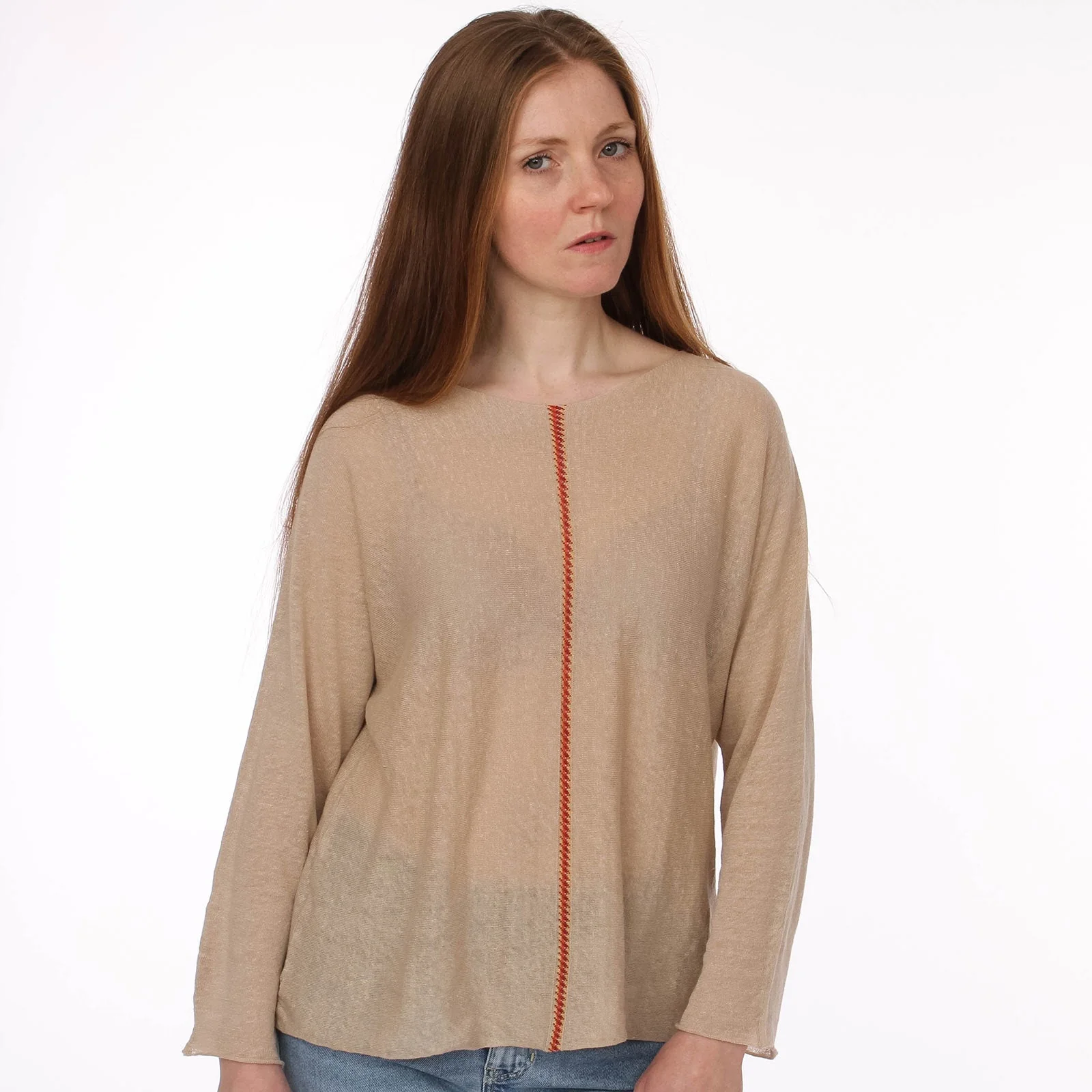 Bilkis Linen Shirt beige - Image 5