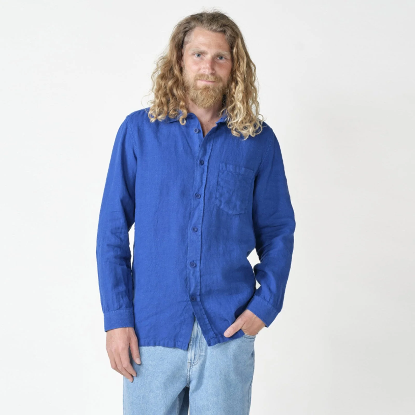 Birger Shirt surf blue