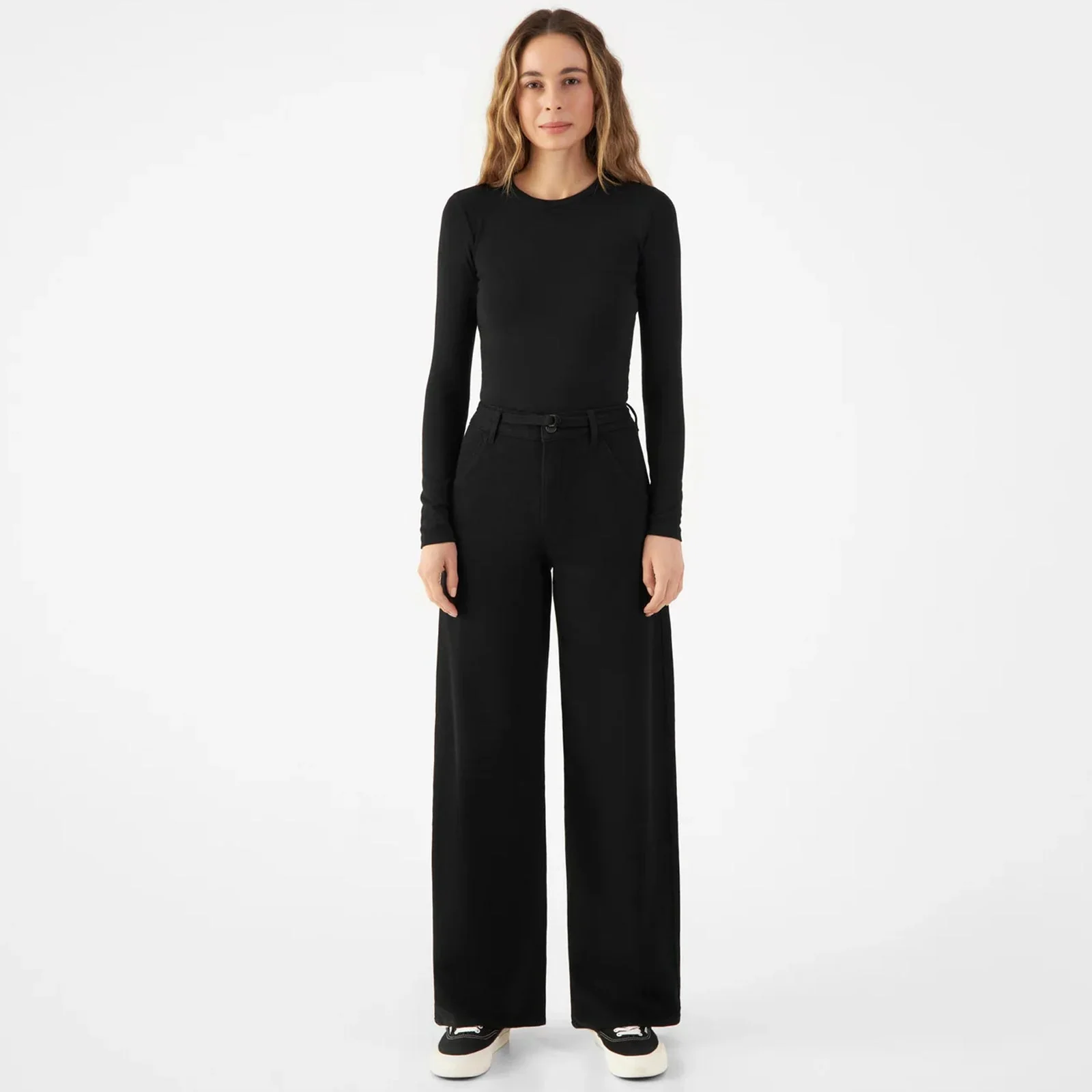 Blink Classic Wide Barrel Jeans stay black