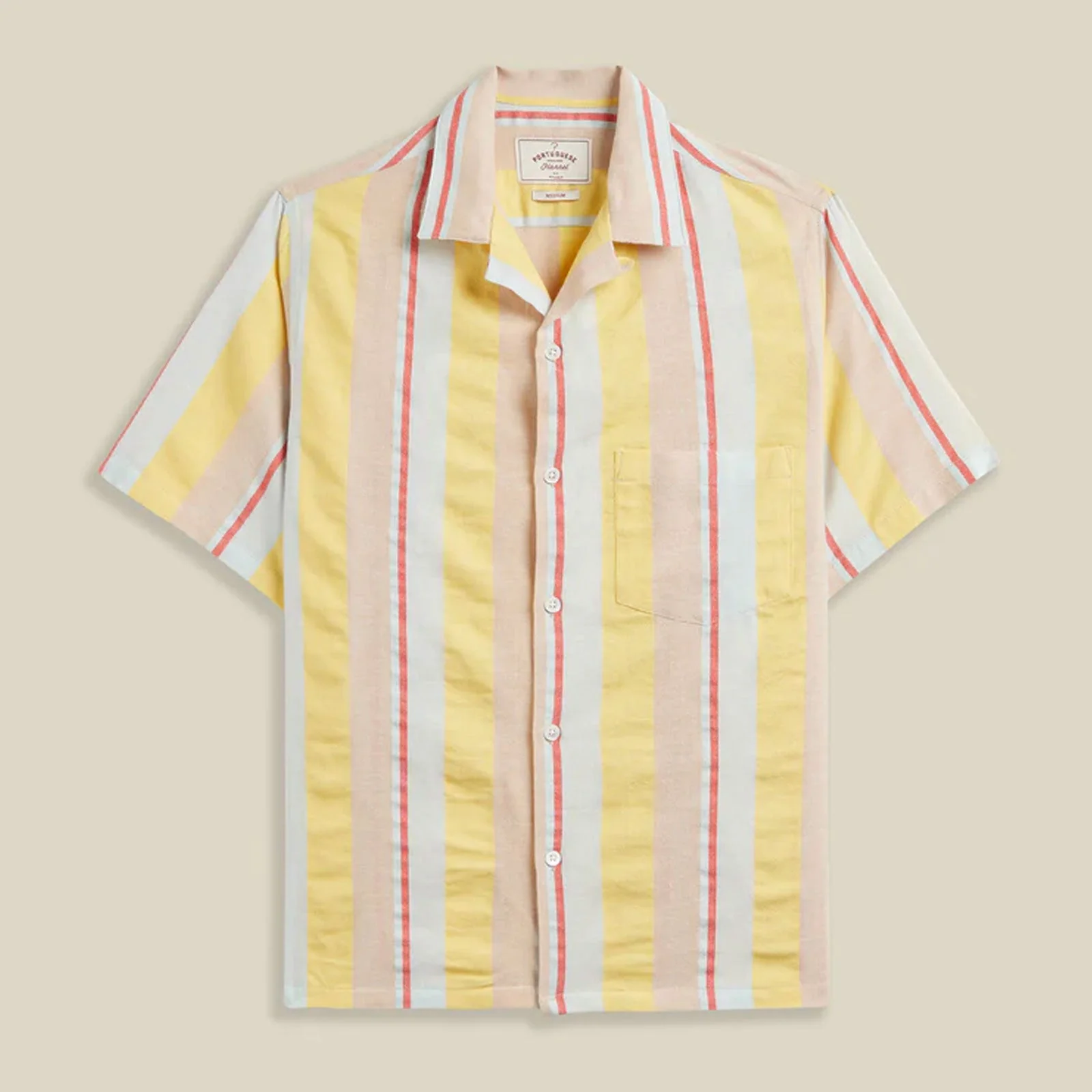 Boat S/S Shirt yellow stipes