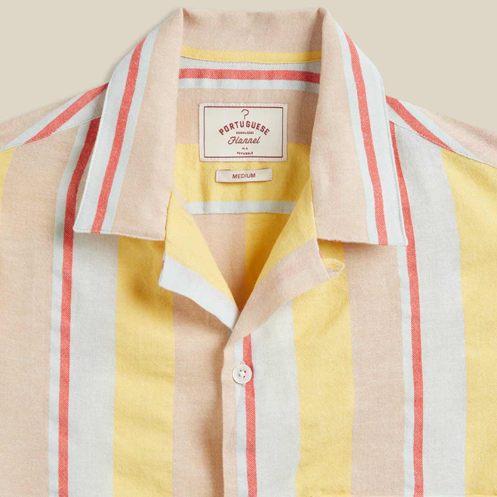 Boat S/S Shirt yellow stipes - Image 2