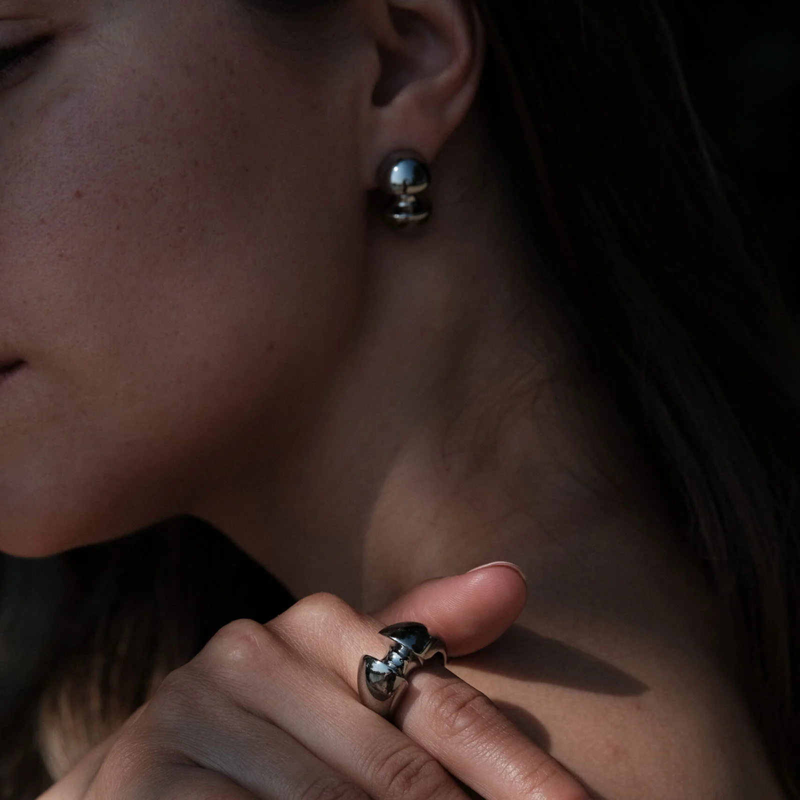 Bolo Earrings silver - Image 4