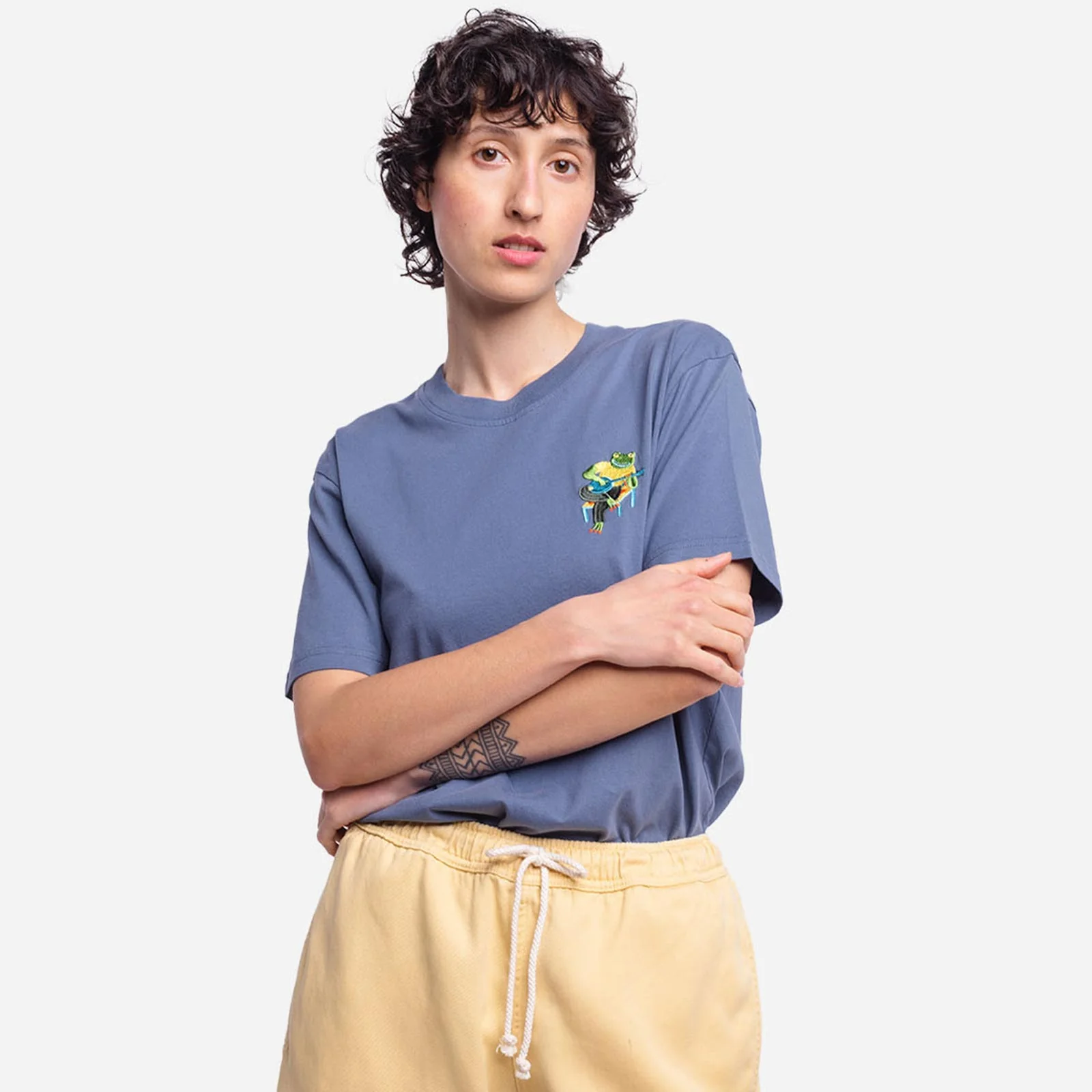 Bonjo T-Shirt blue cobalt - Image 3