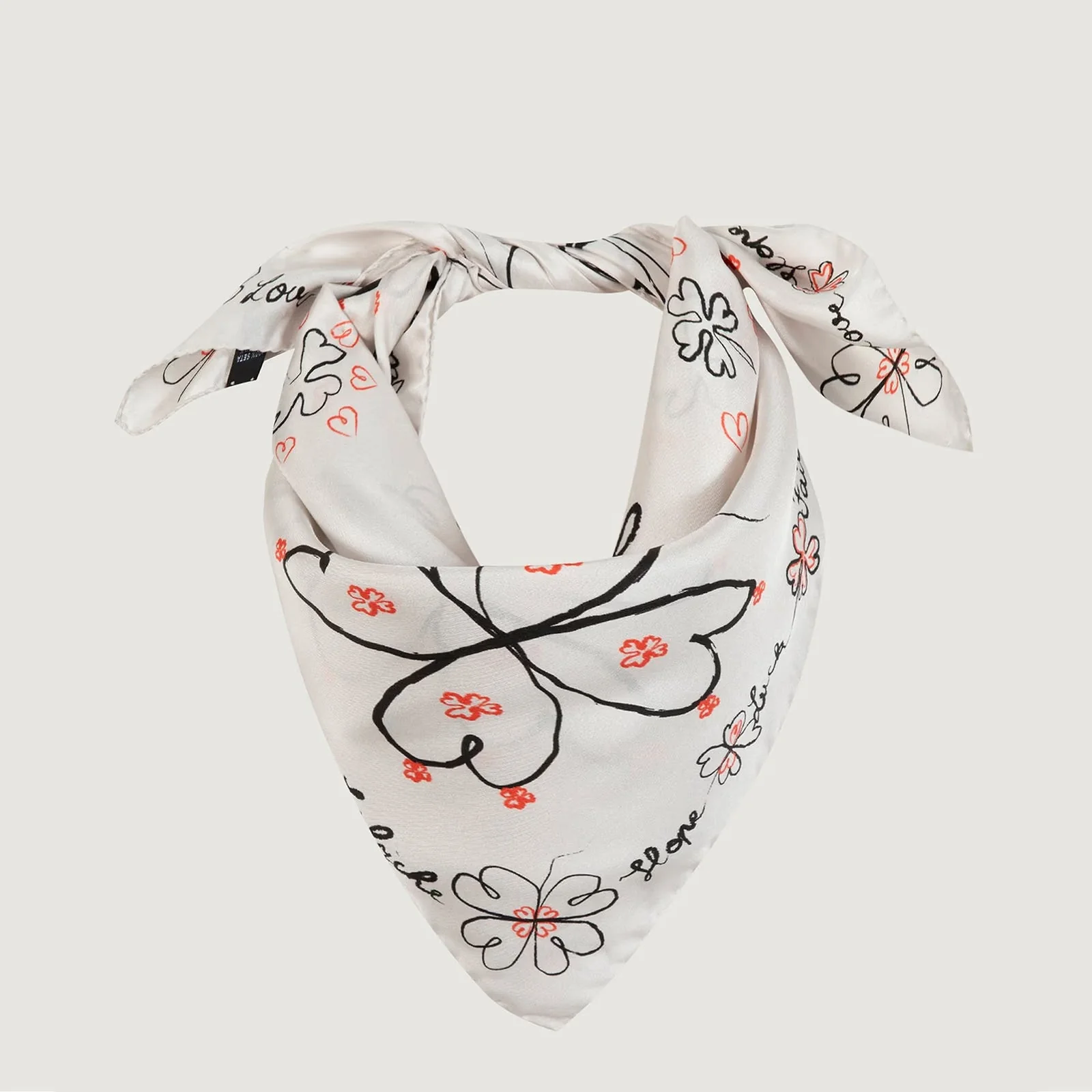 Boulnois Clover Hope Silk Scarf ivory - Image 2