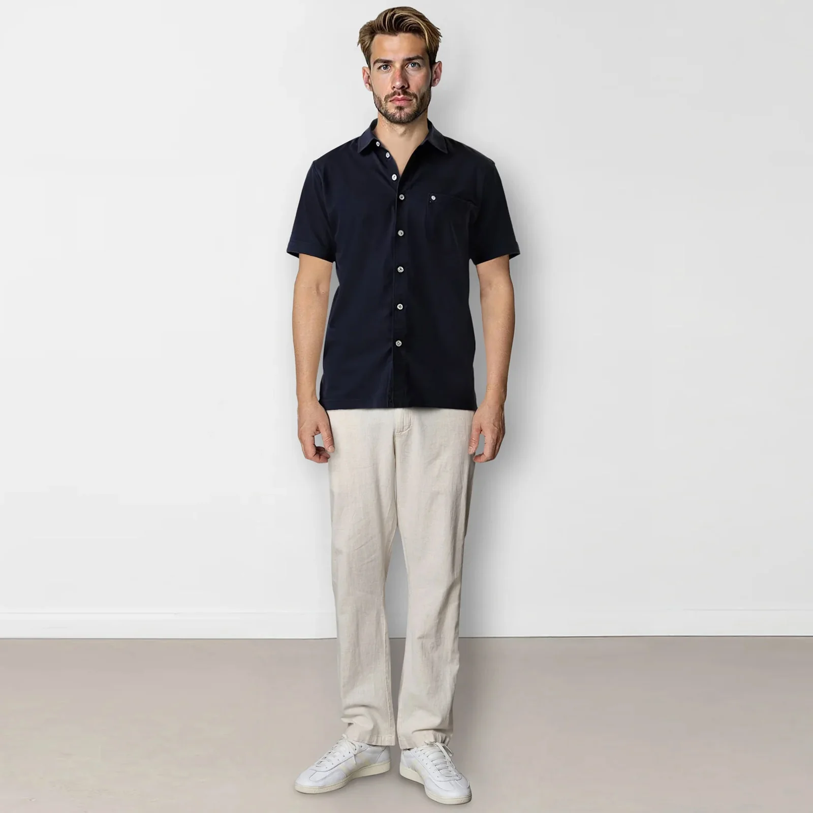 Bowling Bob SS Shirt navy - Image 3