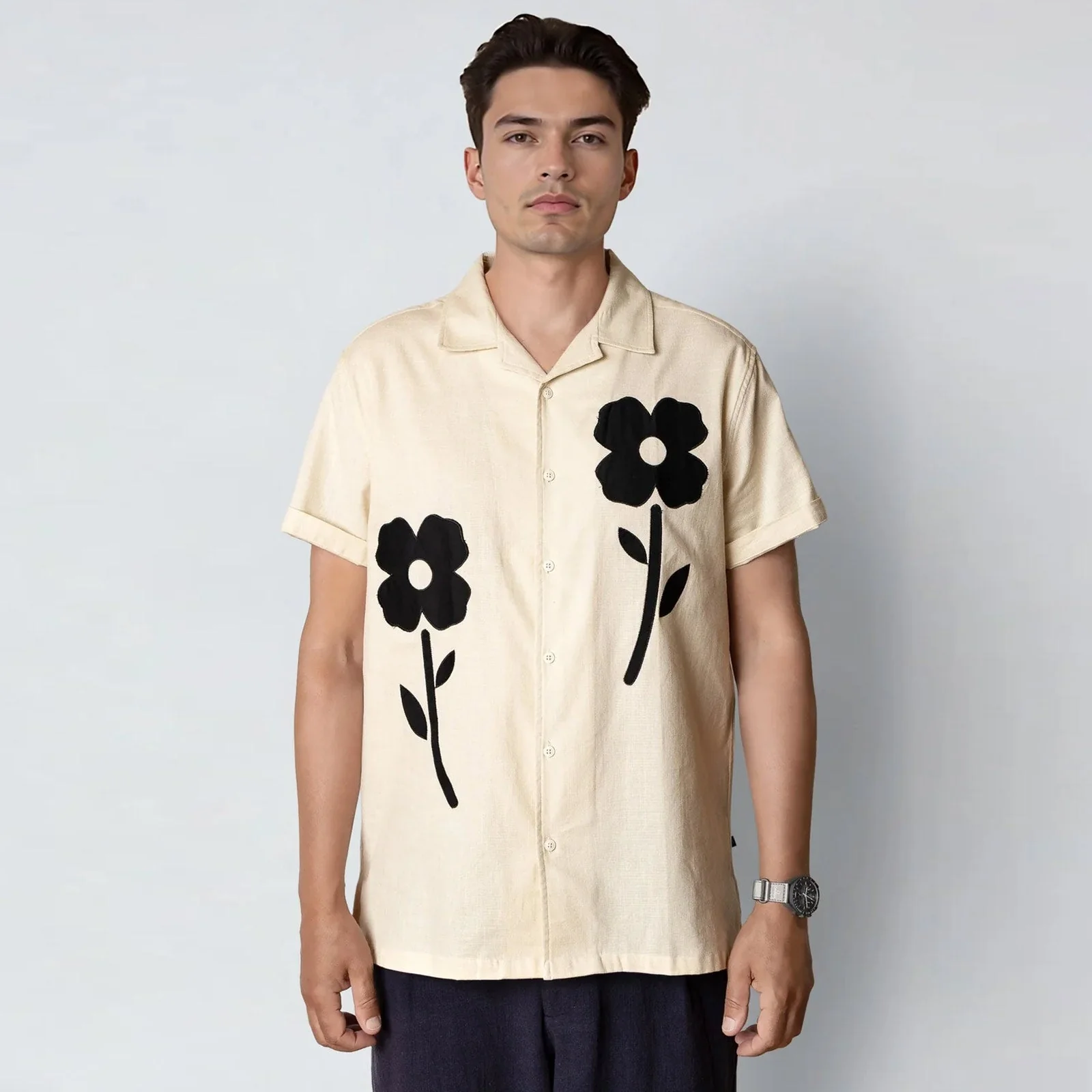 Bowling Feliz S/S Shirt ecru