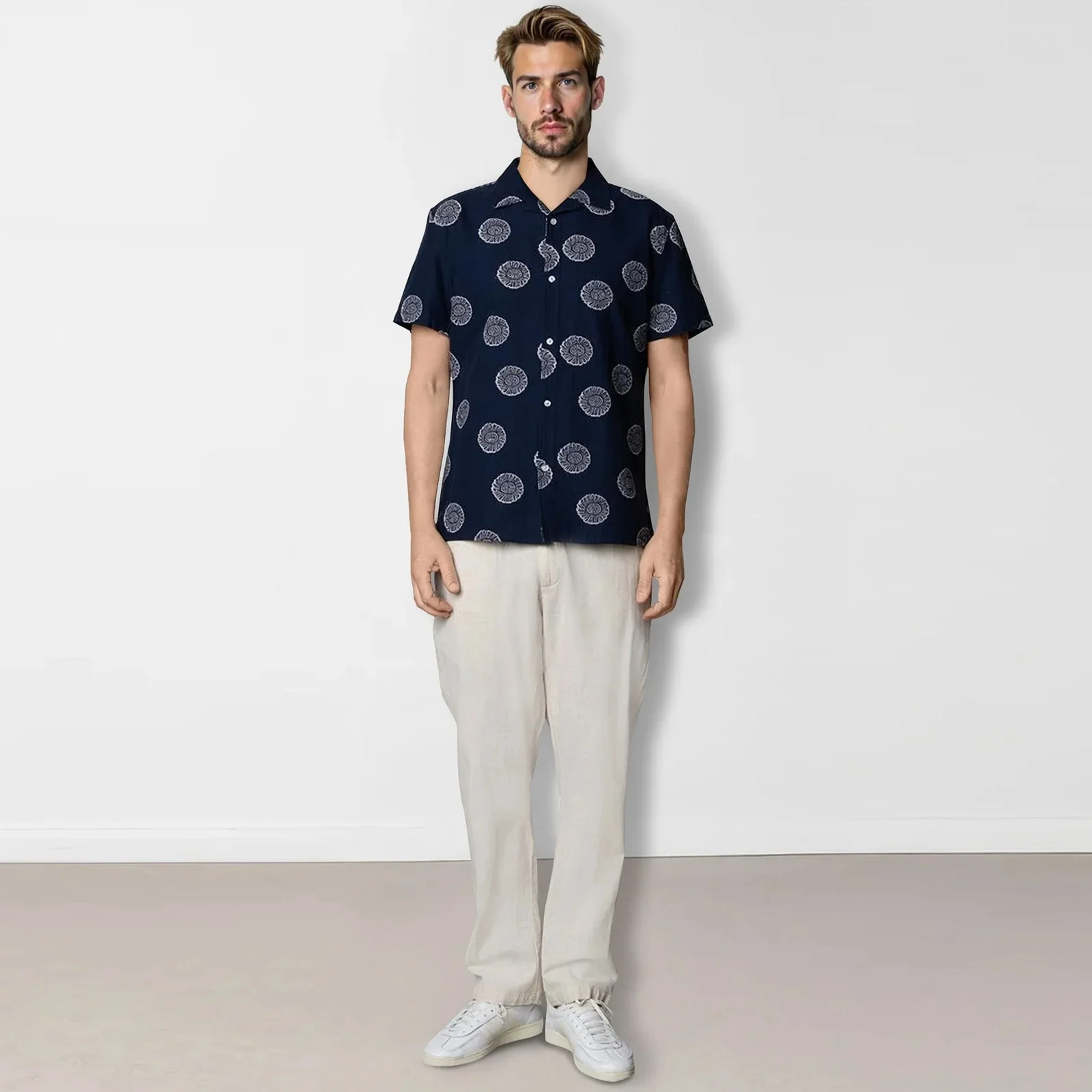 Bowling Miller SS Shirt navy - Image 4