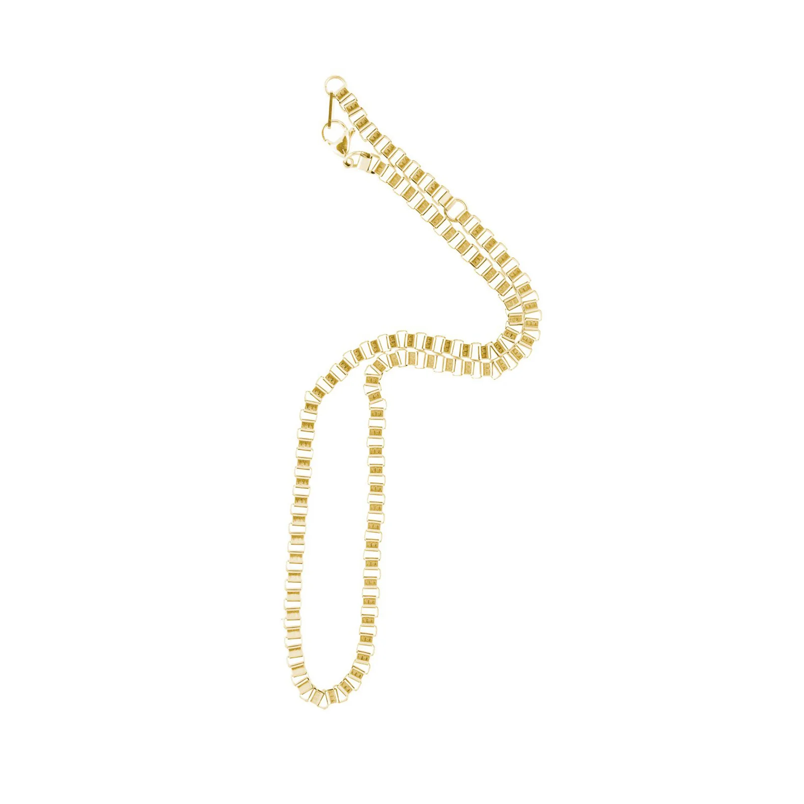Boxchain Necklace gold - Image 3