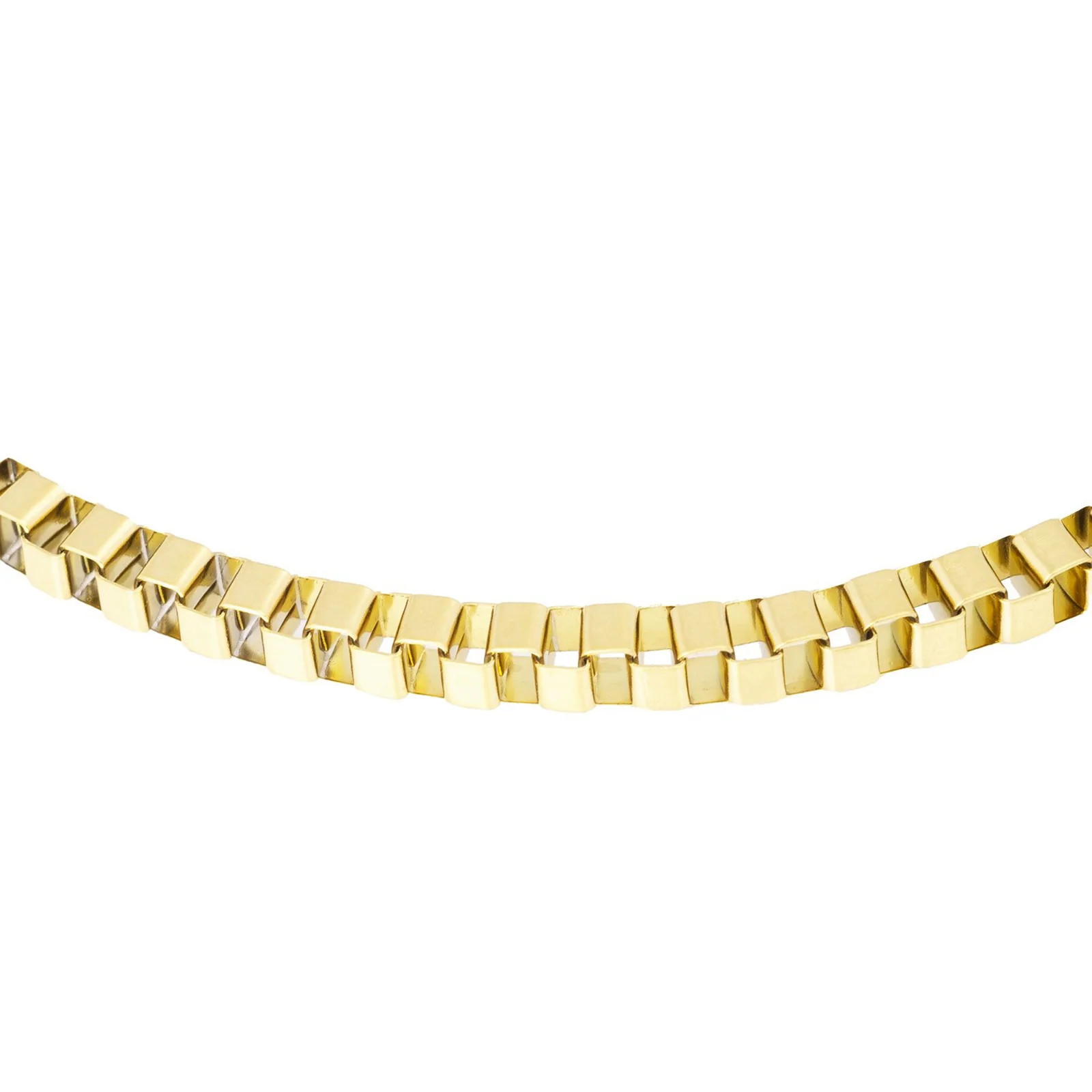 Boxchain Necklace gold - Image 4