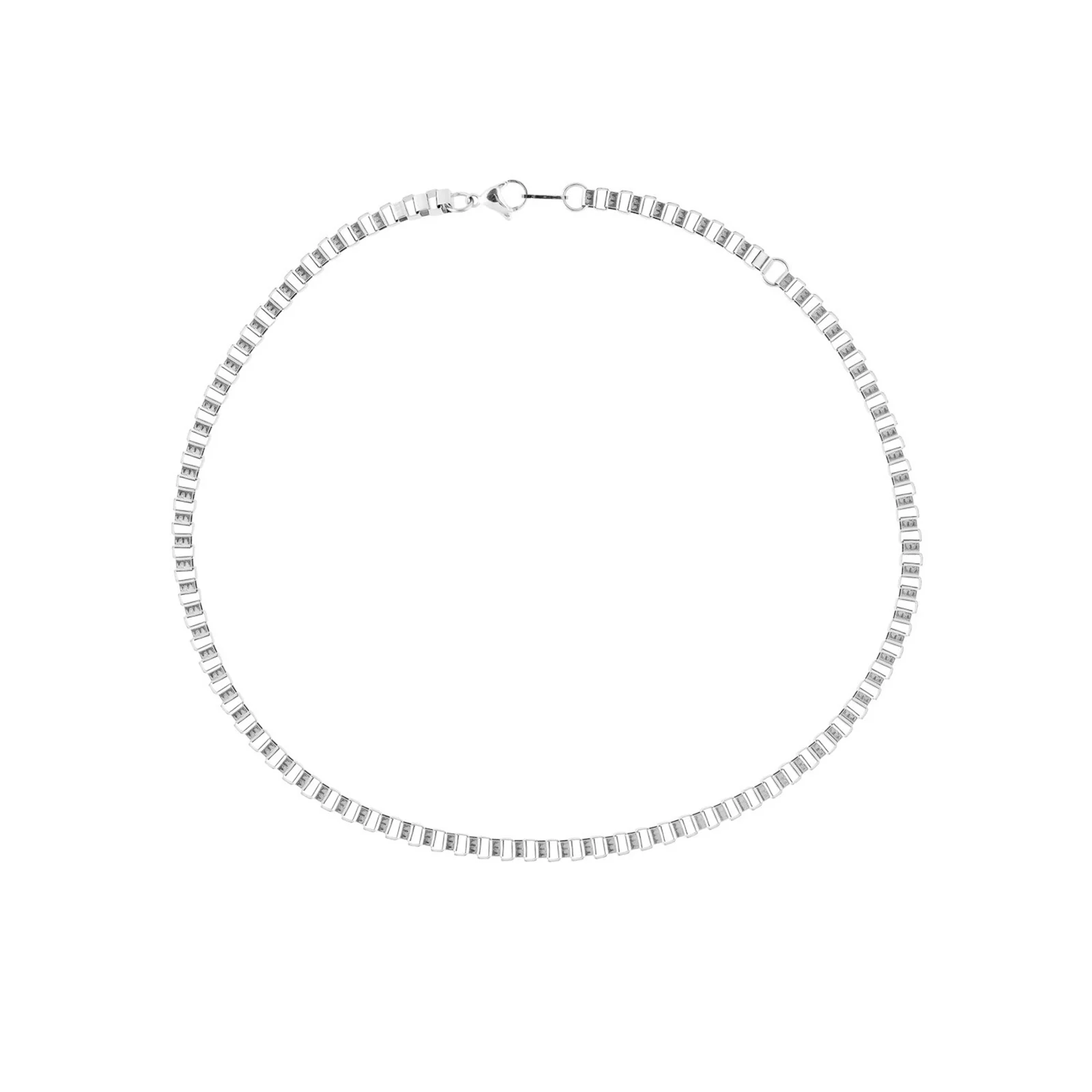 Boxchain Necklace silver - Image 2