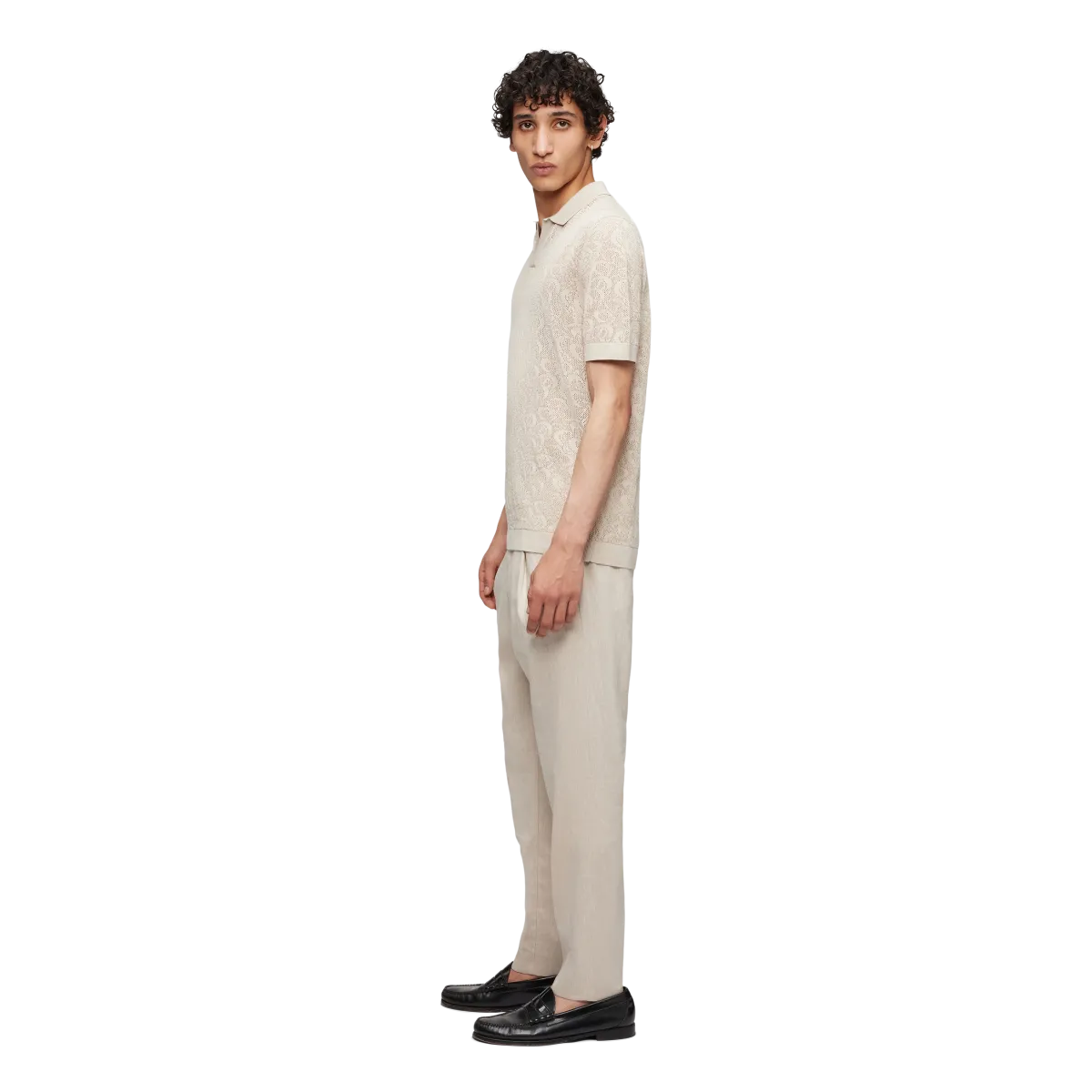 Braian Poloshirt 420146 beige - Image 4