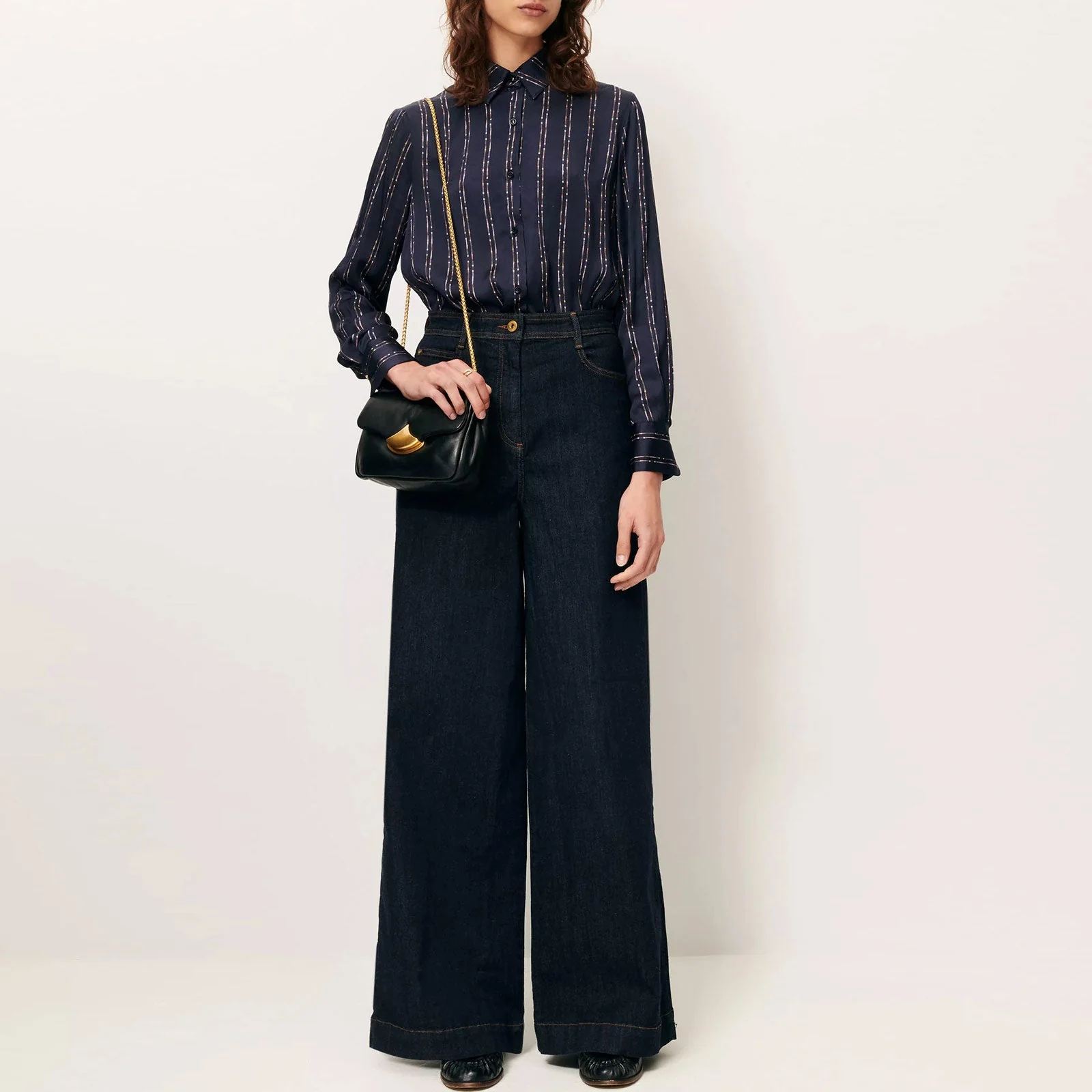 Britjet Blouse navy plumikat - Image 3