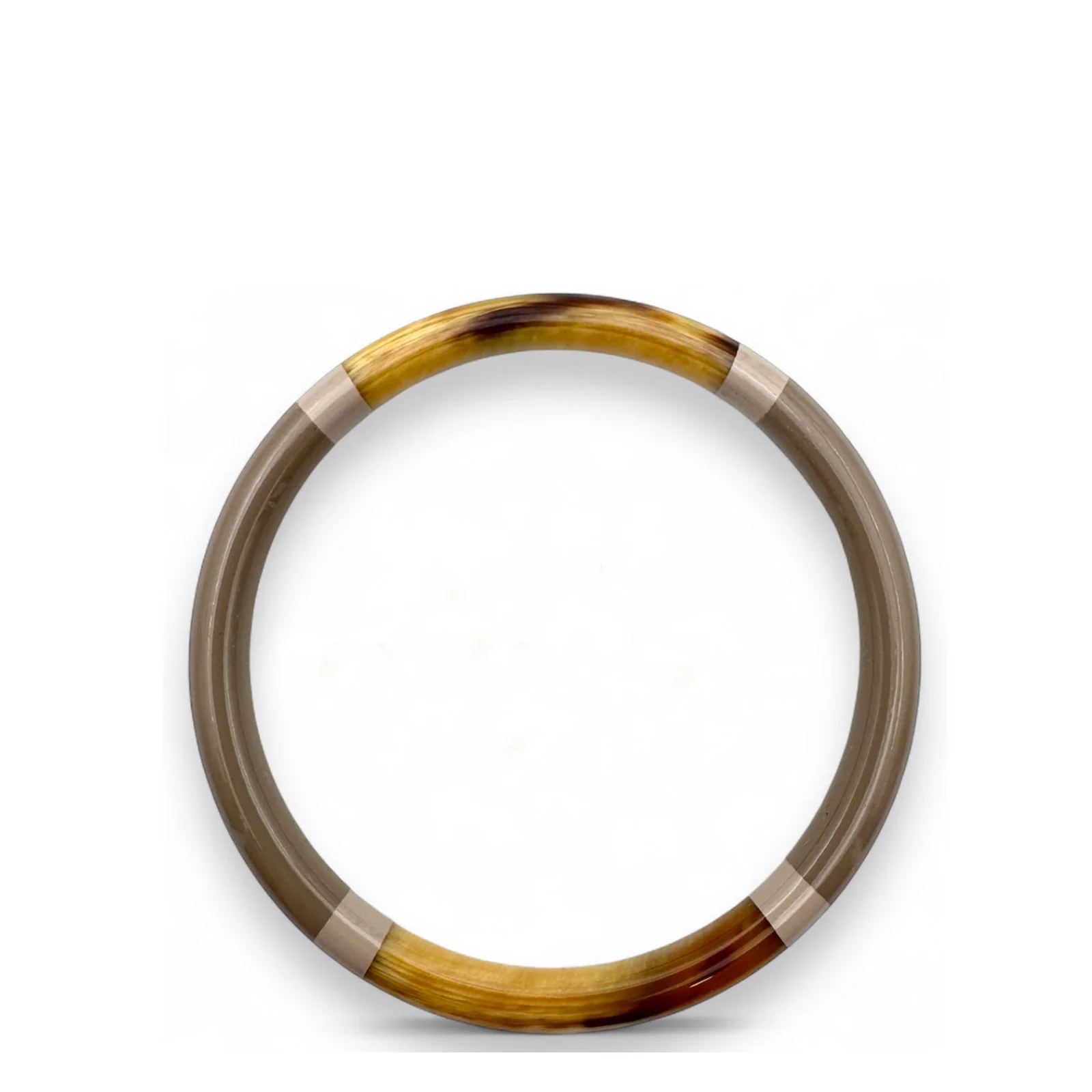 Buffle Horn Bracelet gris taupe C51