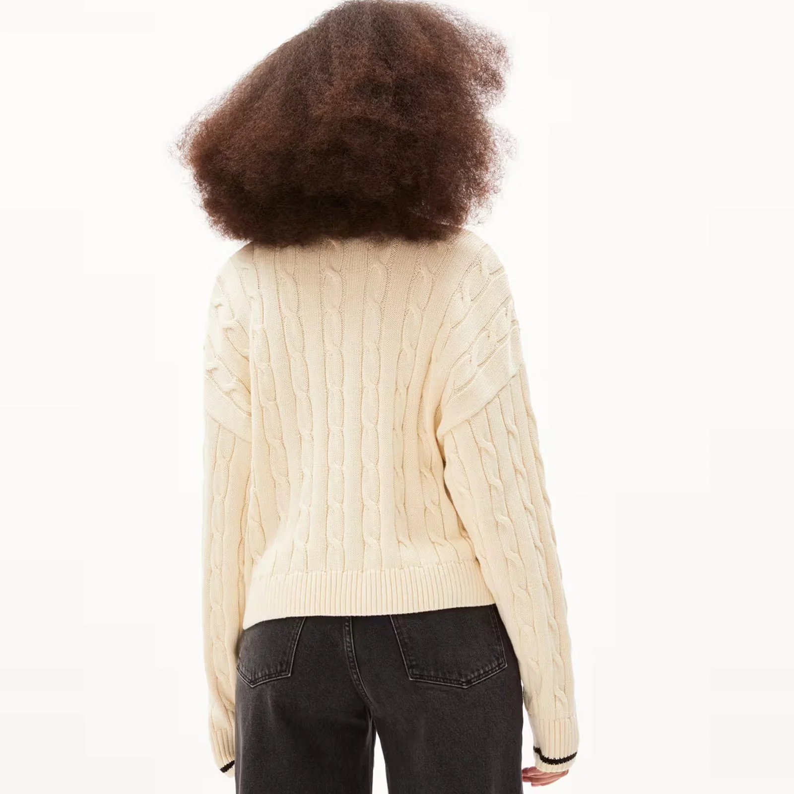 Caarlas Cotton Jumper oatmilk - Image 4
