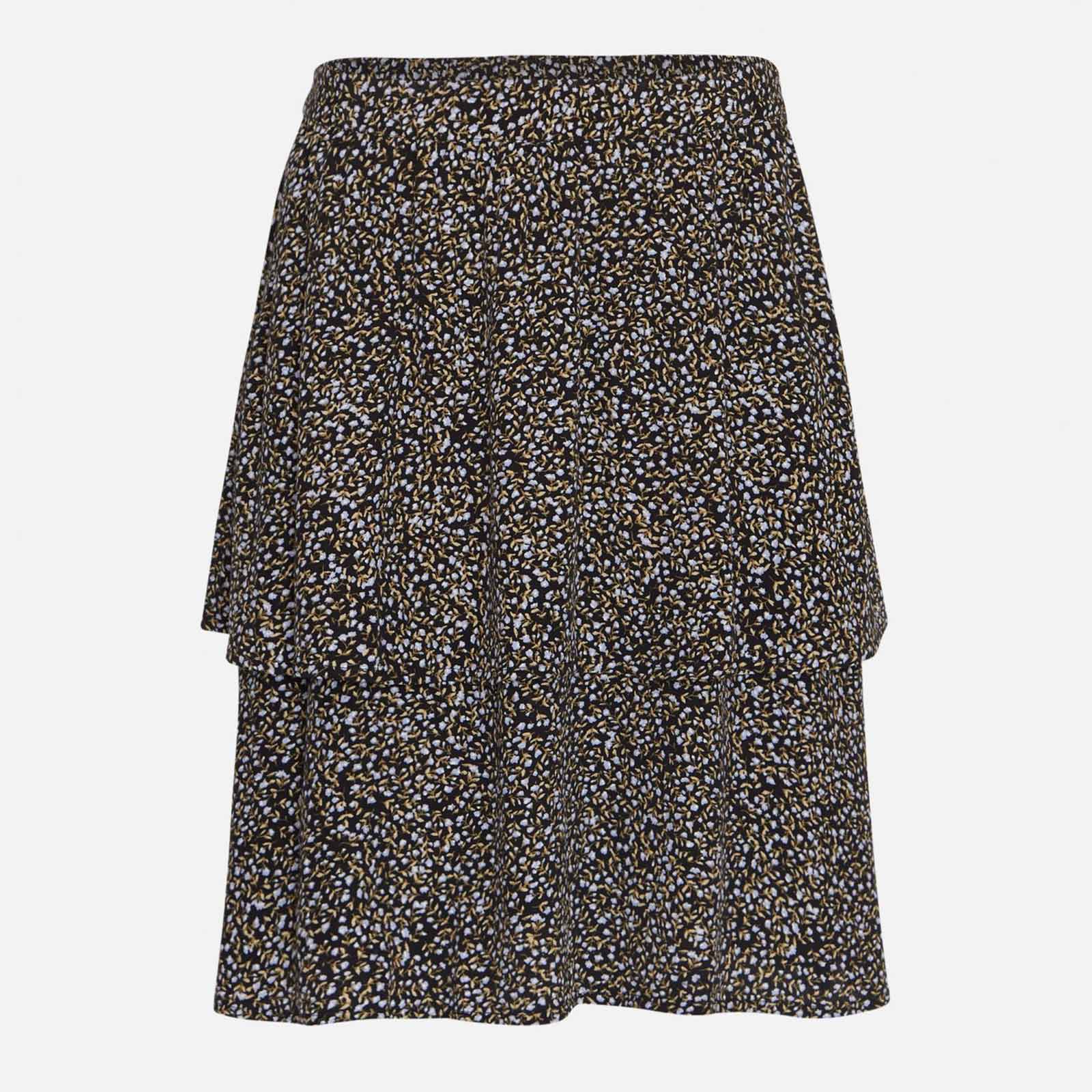 Callia Morocco Skirt AOP black flower - Image 2