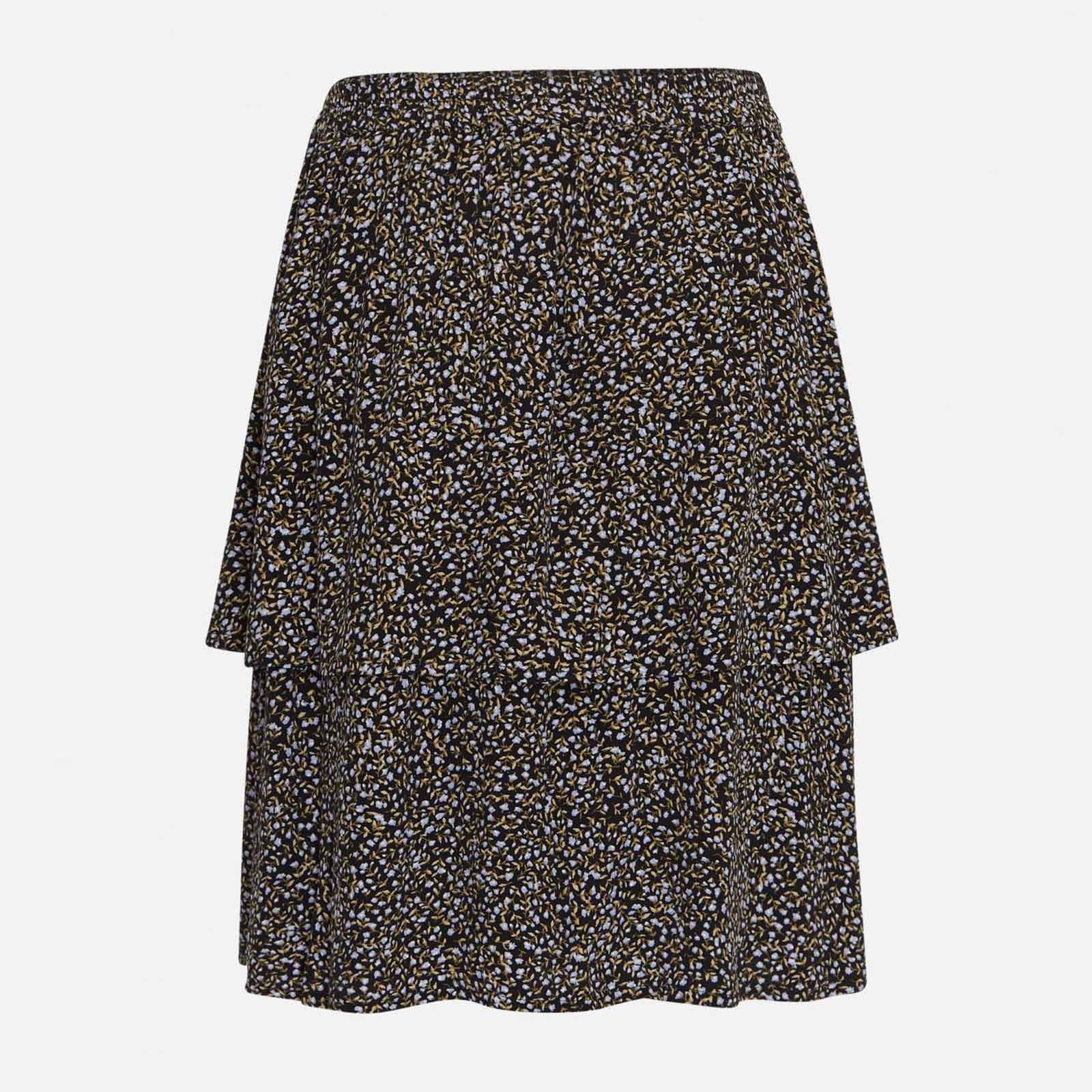 Callia Morocco Skirt AOP black flower - Image 3