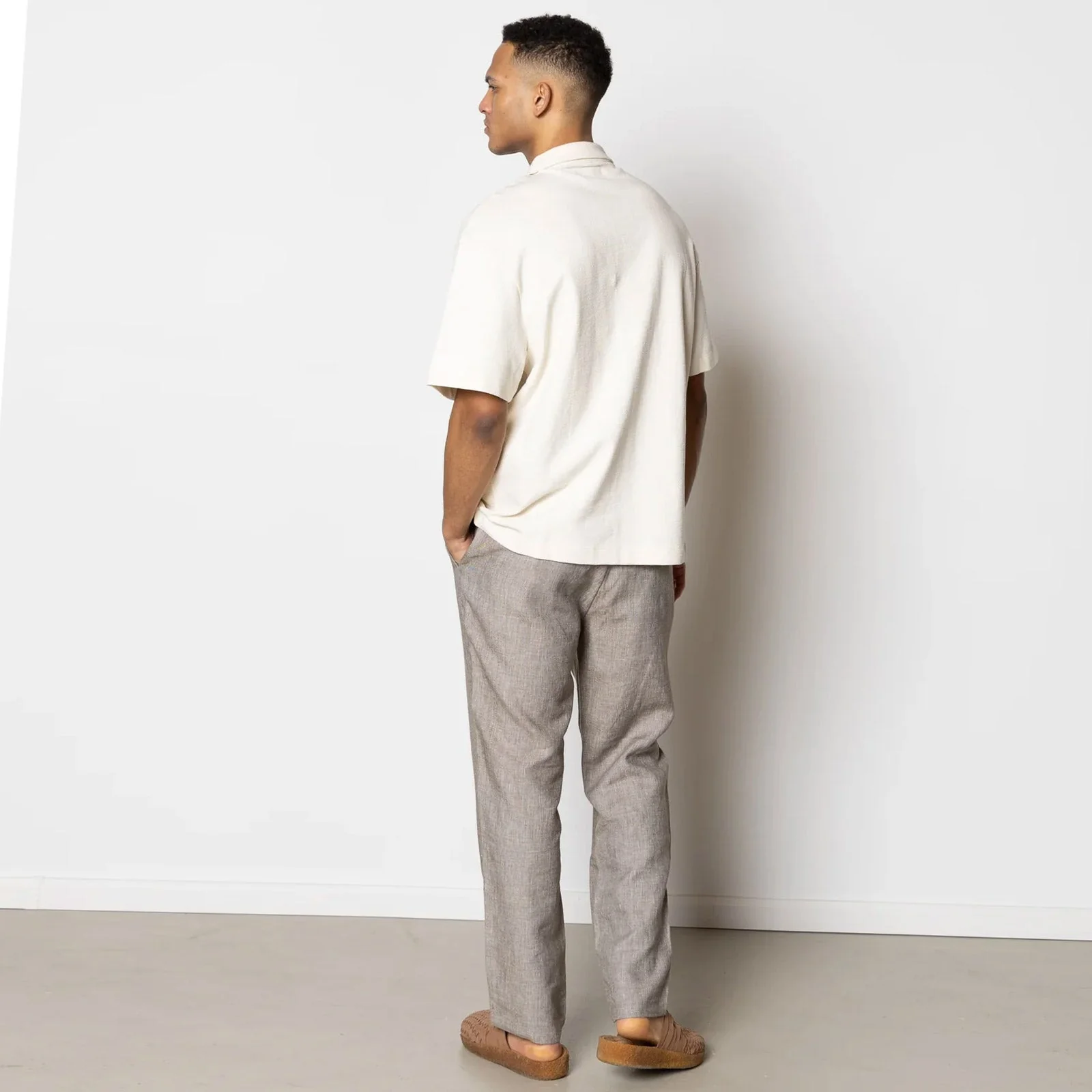 Calton Structured SS Shirt ecru - Image 2