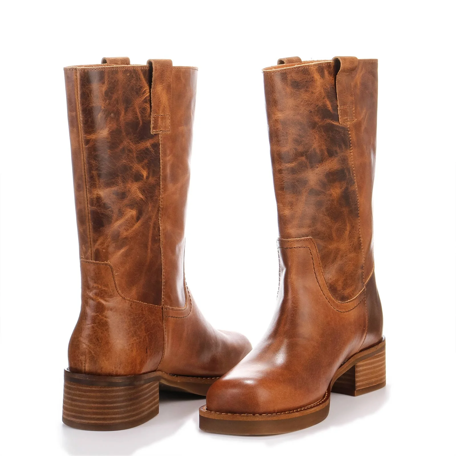 Cameron Leather Boots cognac - Image 3