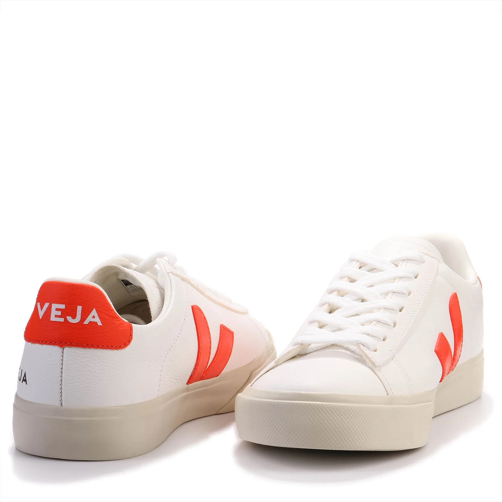 Campo Chromefree Leather extra white/orange fluo - Image 3