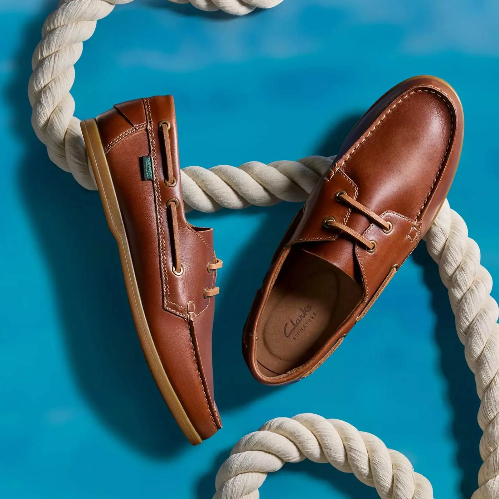 Charmouth Lace Leather tan - Image 5