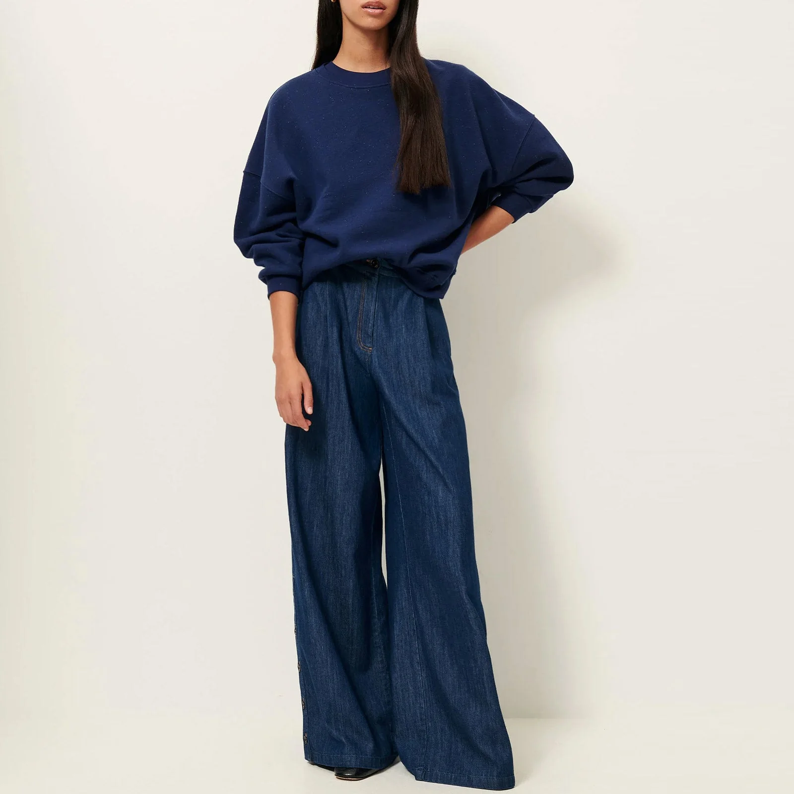 Chebbi Oversized Sweat blazer blue - Image 3