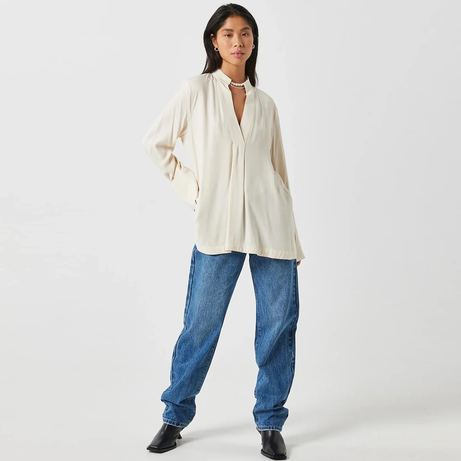 Cilles Long Blouse 9911 birch - Image 4