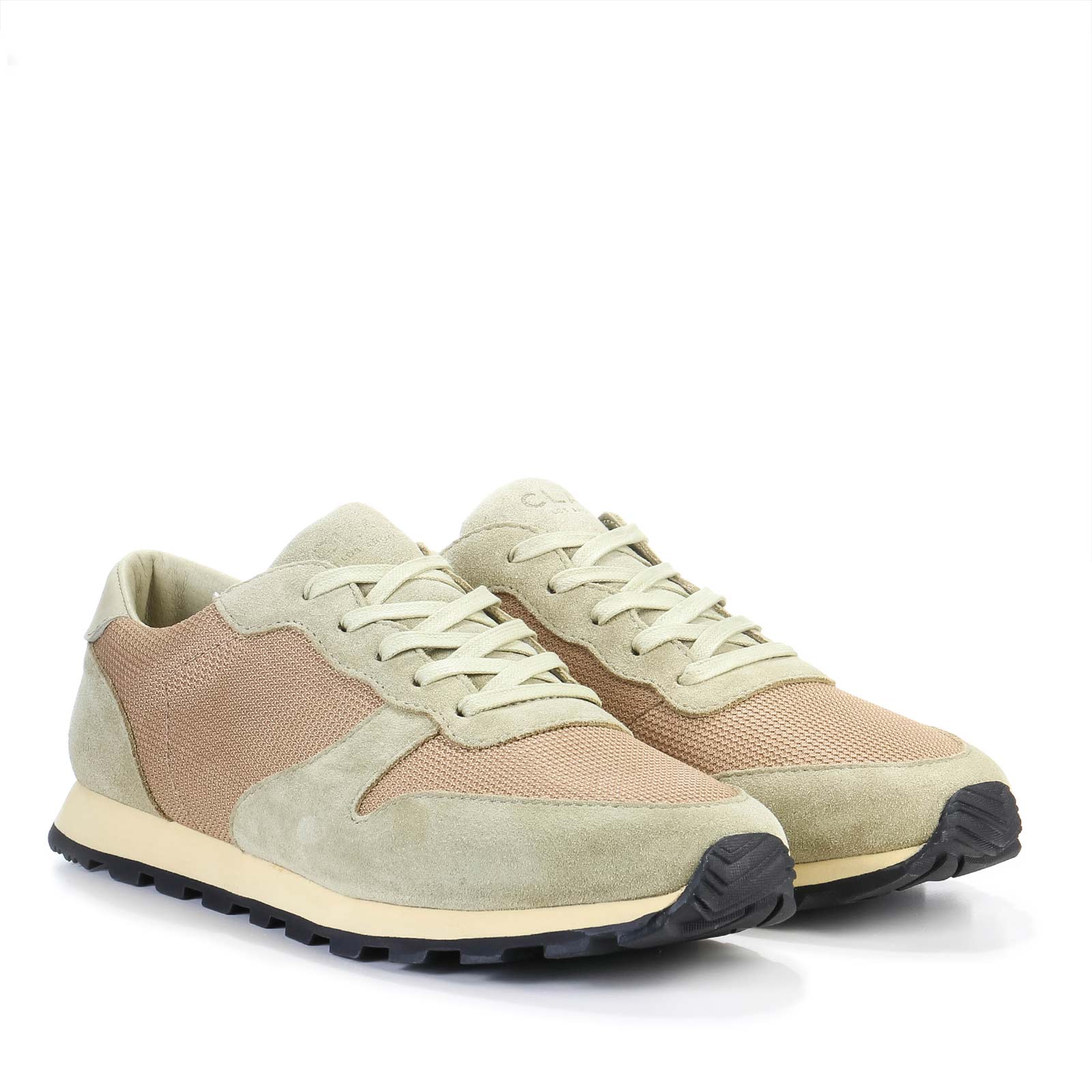 Hayward aloe green oyster tan suede - Image 2