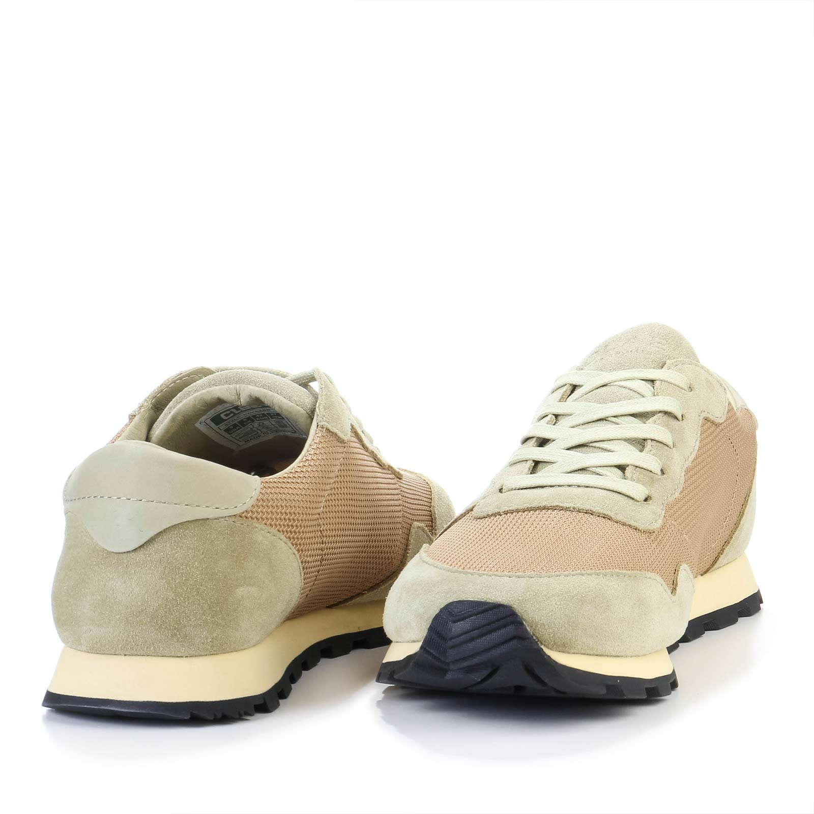 Hayward aloe green oyster tan suede - Image 3