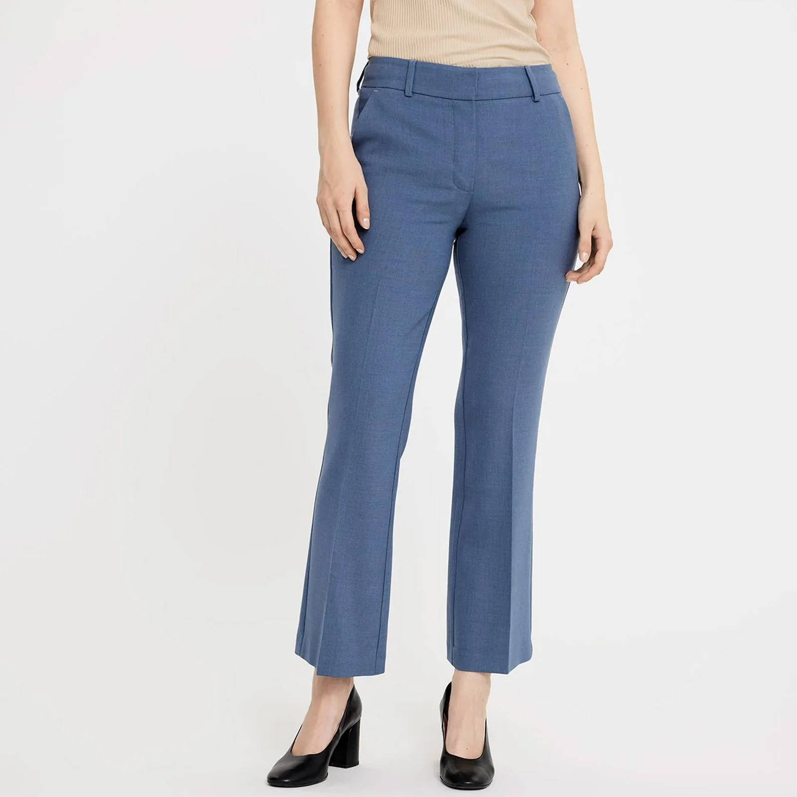 ClaraFV Ankle 085 Trousers blue mist melange - Image 2