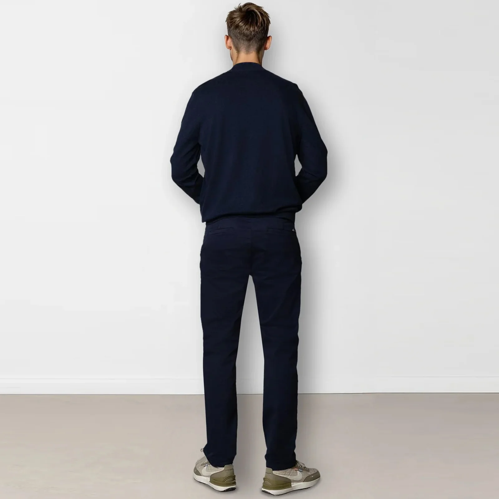 Claude Half-Zip Jumper navy melange - Image 2
