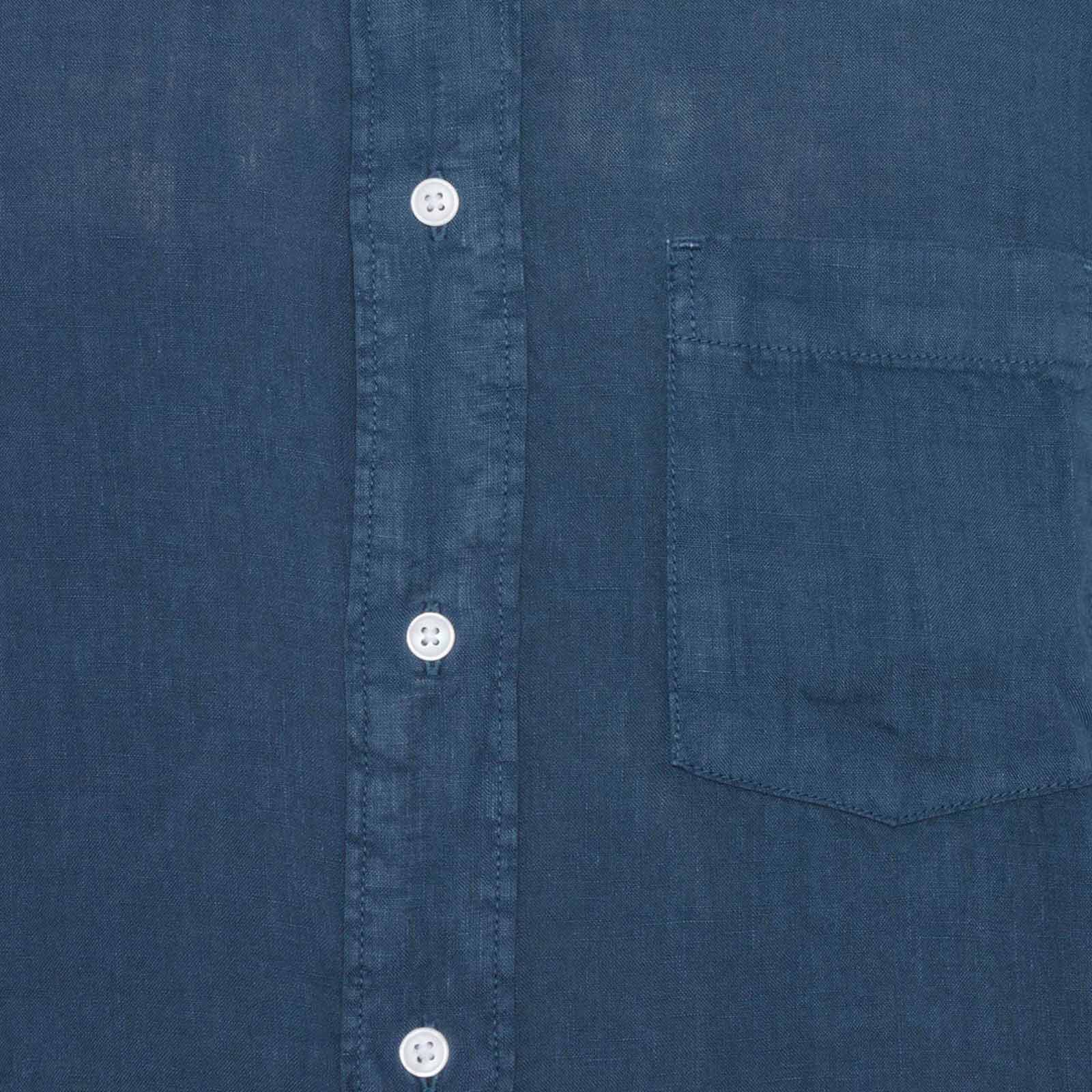 Colt Reg Linen Shirt blue ashes - Image 3