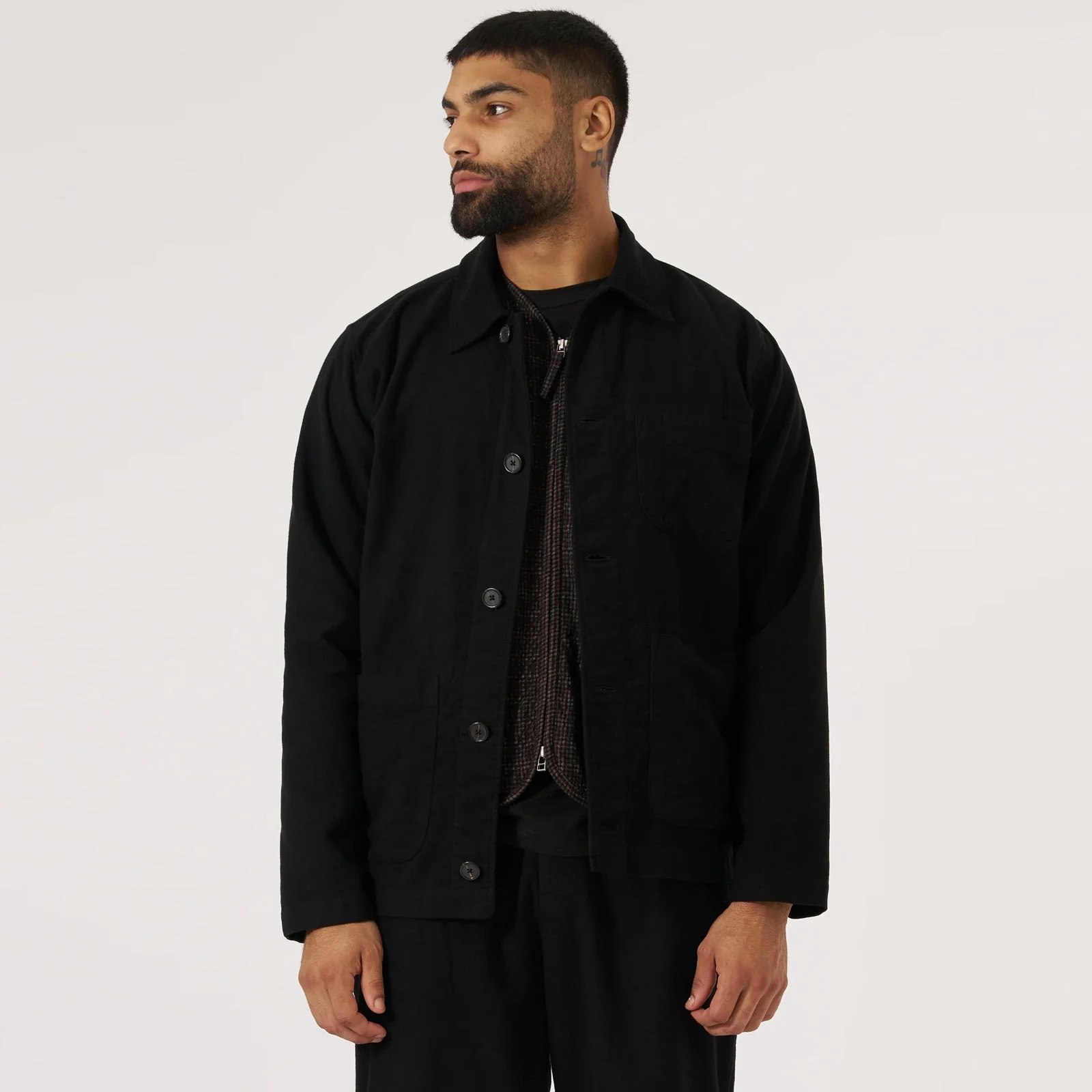 Comfort Moleskin Field Jacket black