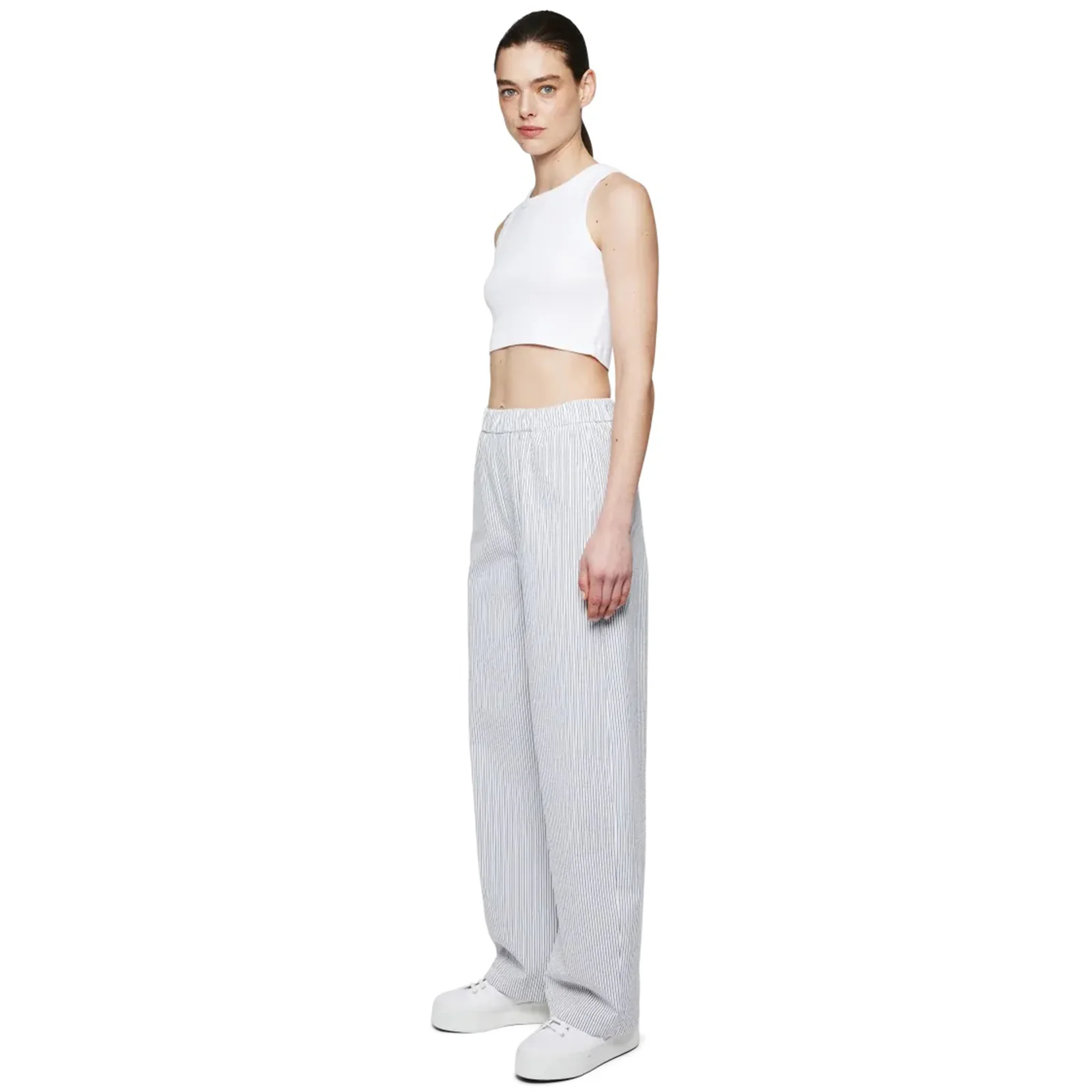 Consider Trousers 142081 blue stripe - Image 4