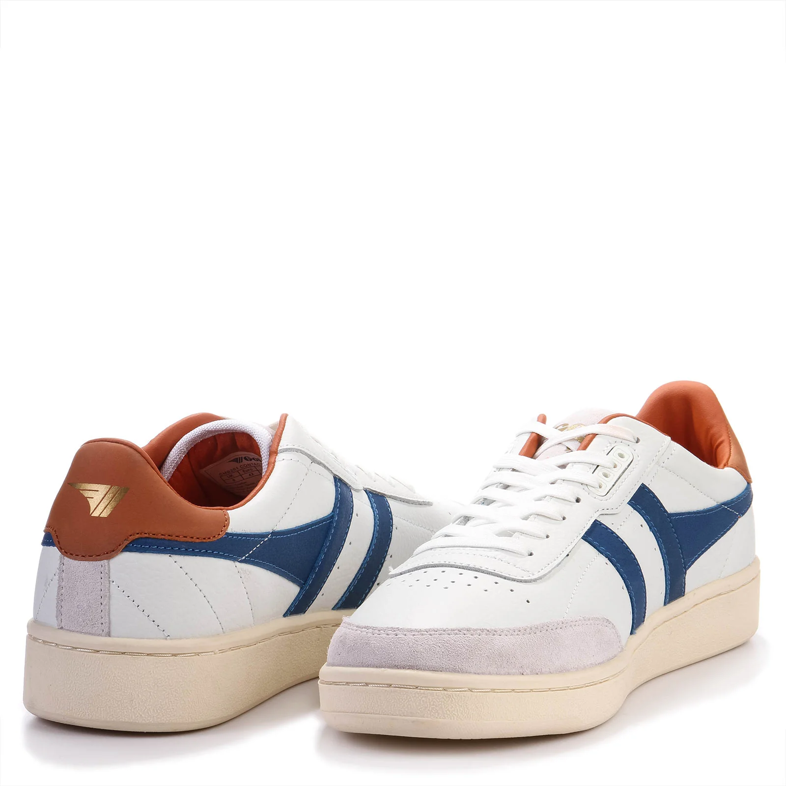 Contact Leather white/m.blue/m.orange - Image 3