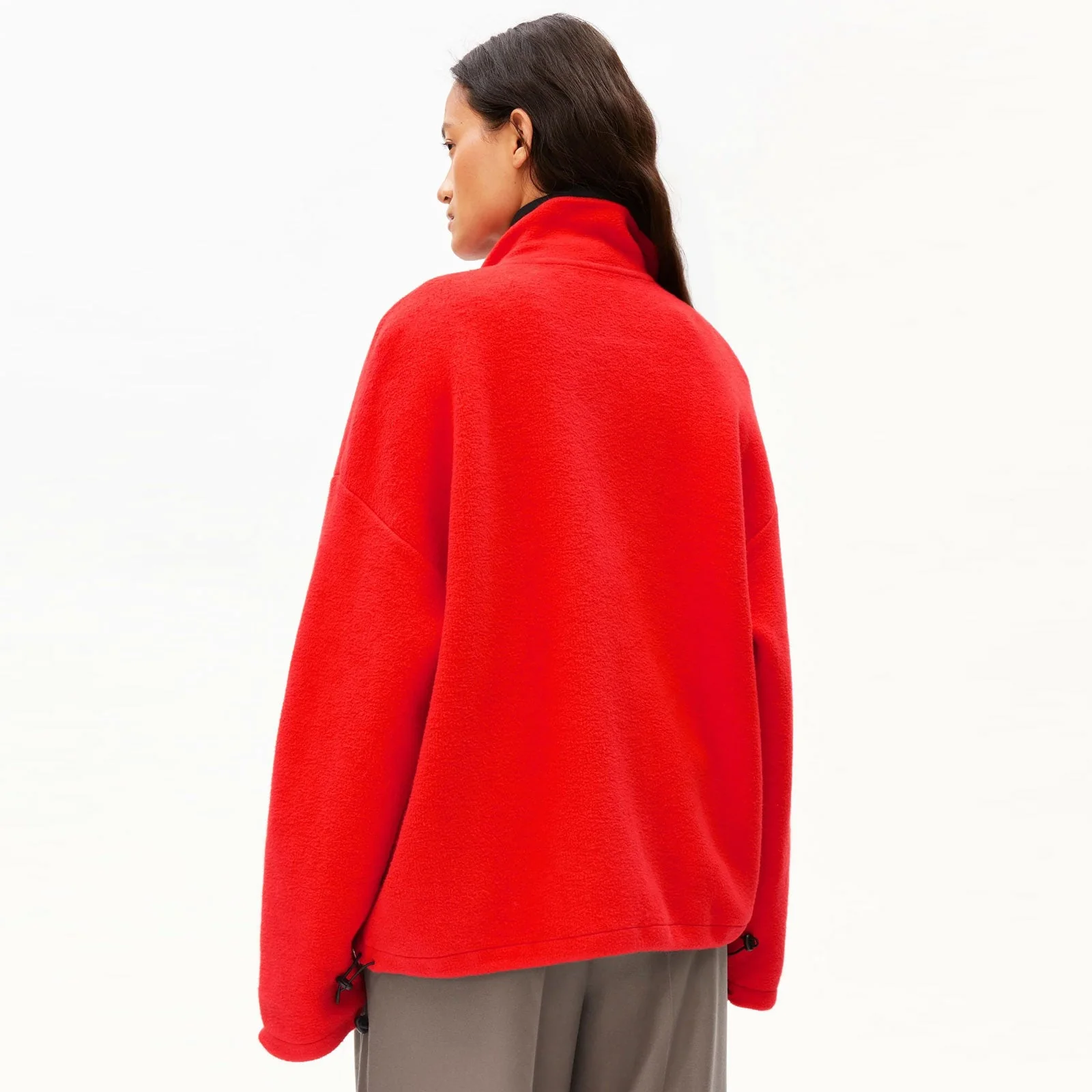 Cotton Fleece Jacket mars red - Image 2