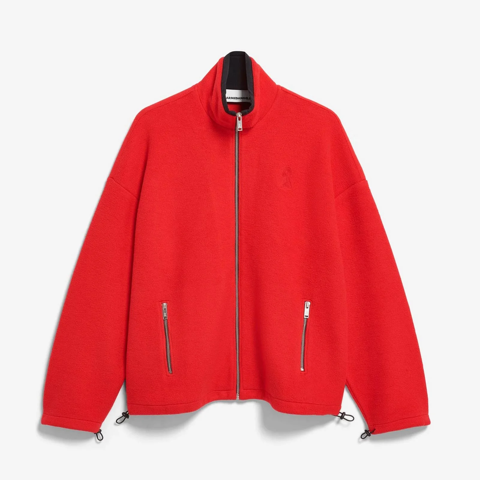 Cotton Fleece Jacket mars red - Image 4