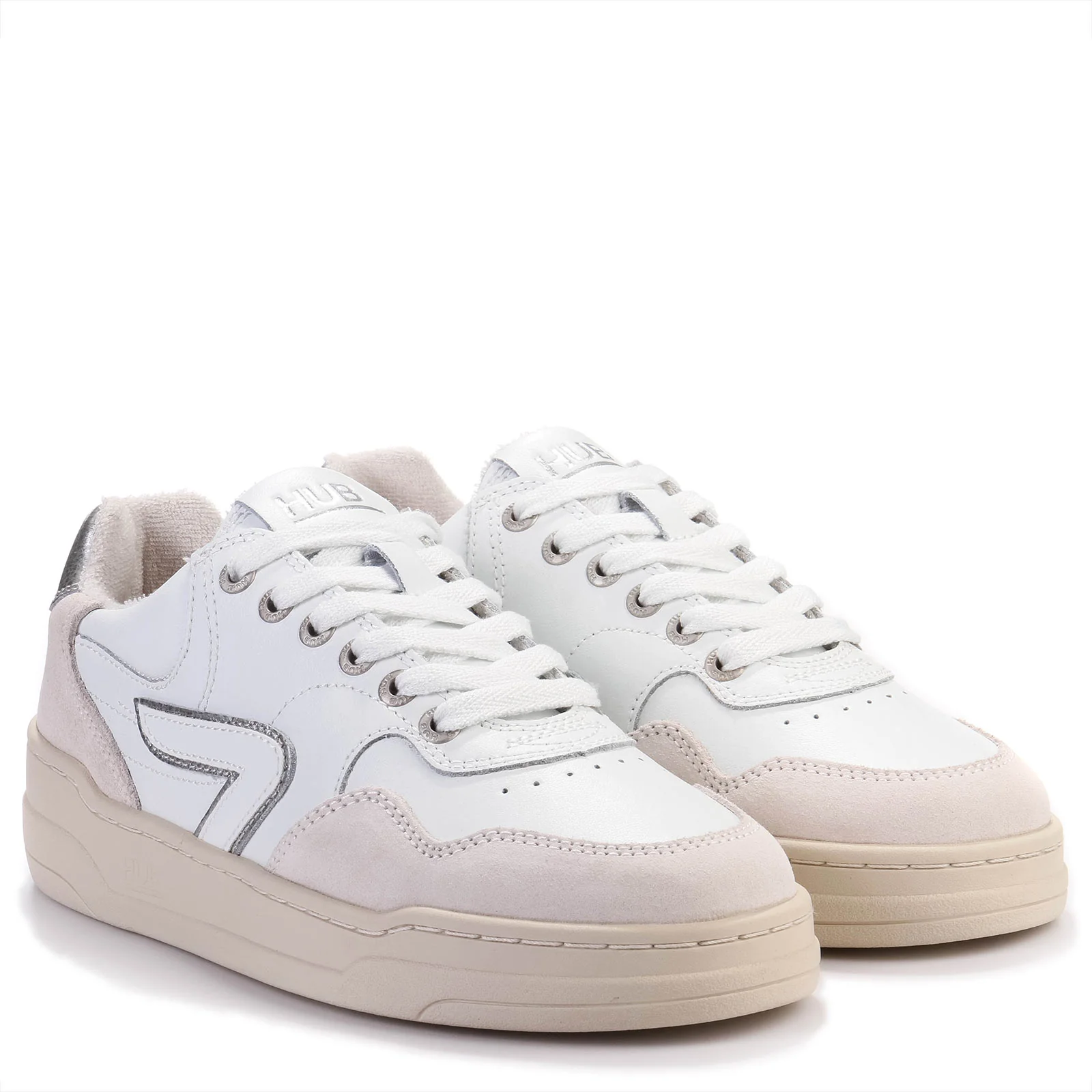 Court L68 wht/wht/vintage silver/It.beige - Image 2