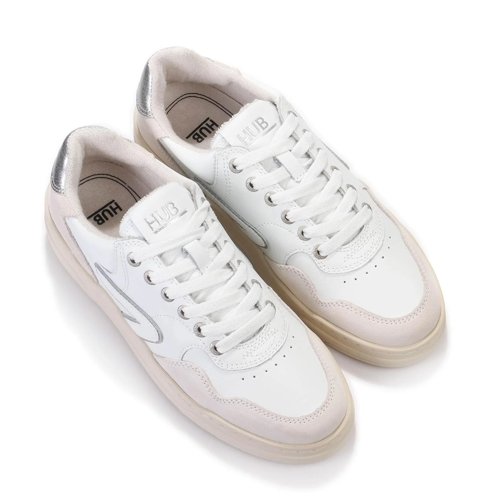 Court L68 wht/wht/vintage silver/It.beige - Image 4