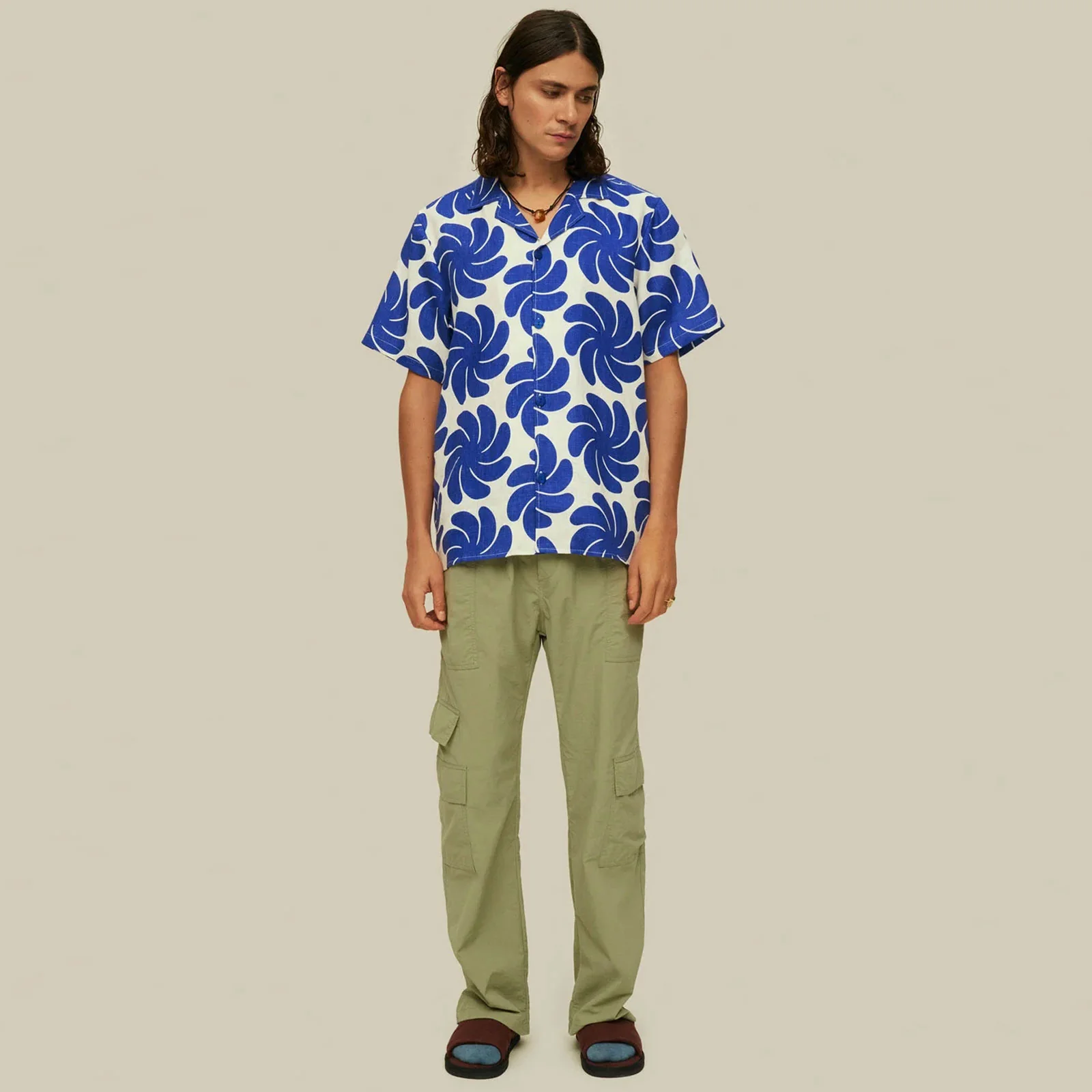 Cuba Linen Shirt nebula - Image 2