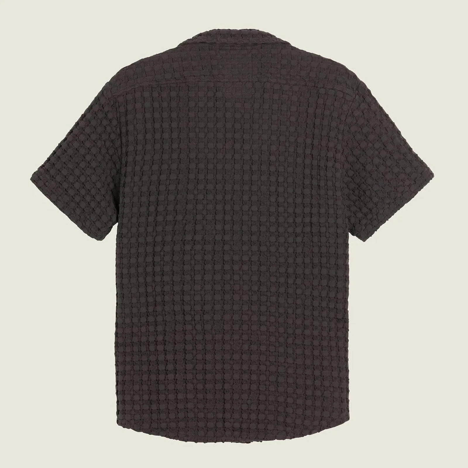 Cuba Waffle Shirt nearly black - Image 6