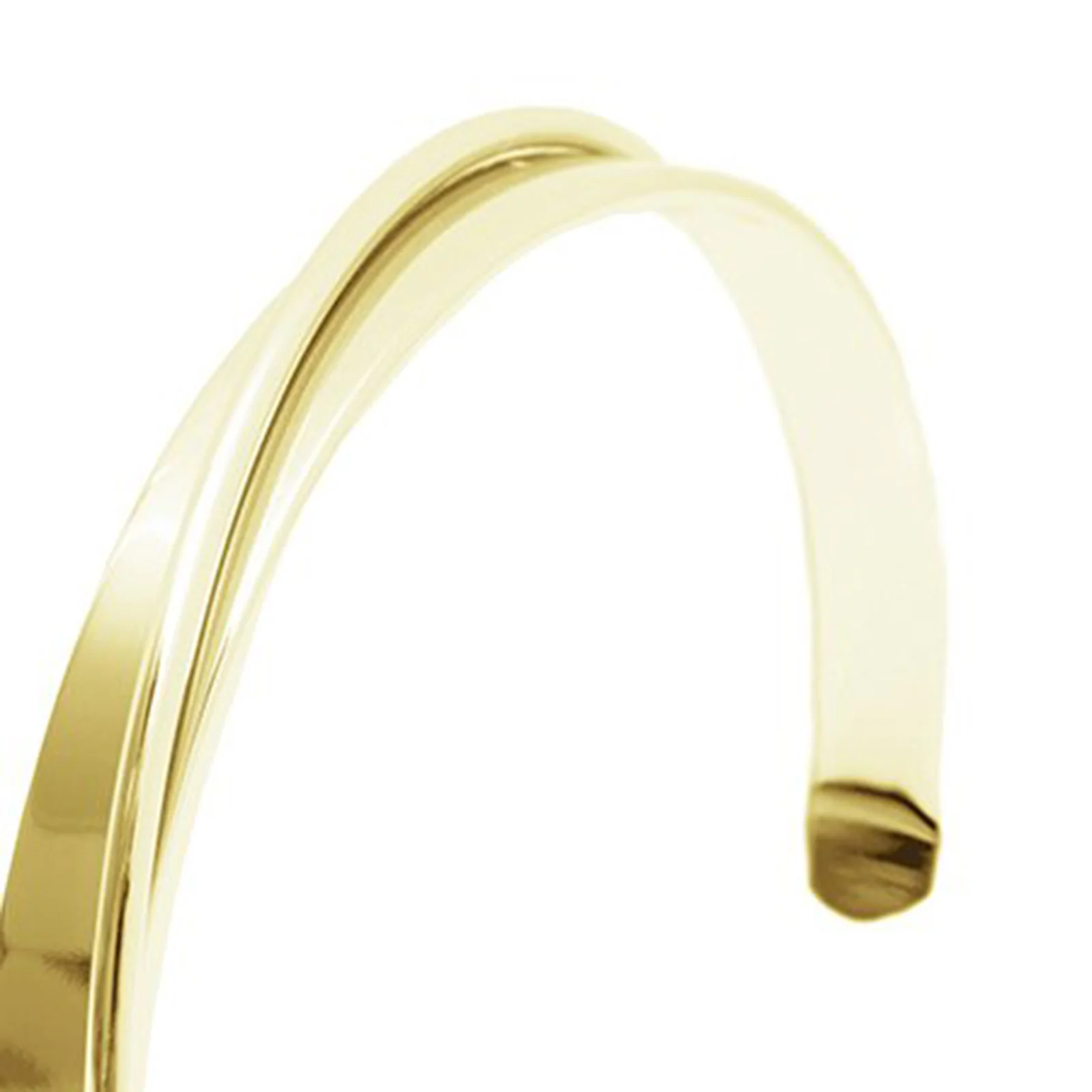 Curved Bracelet gold - Image 3