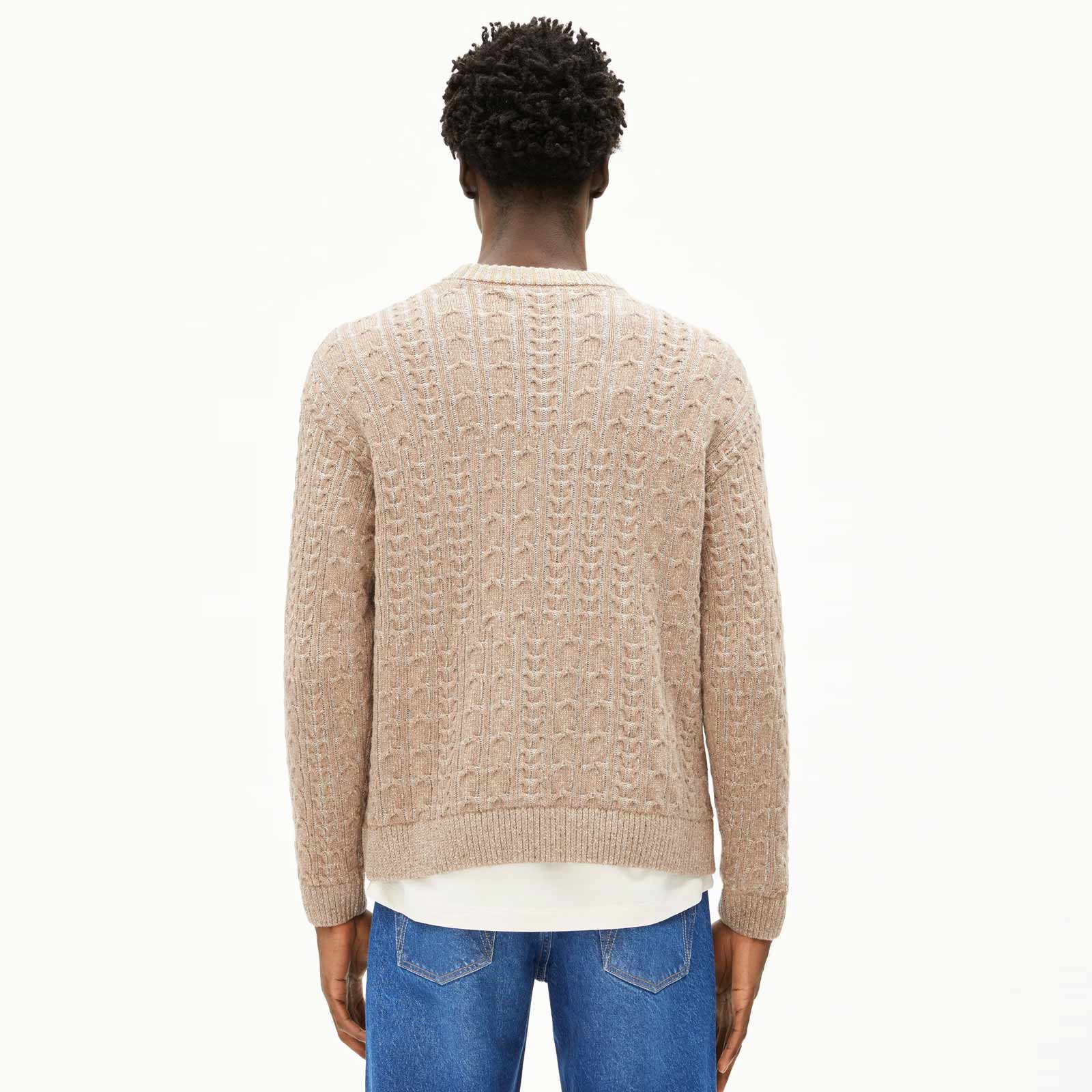 Daako Jumper silver melange tweed/true camel - Image 2