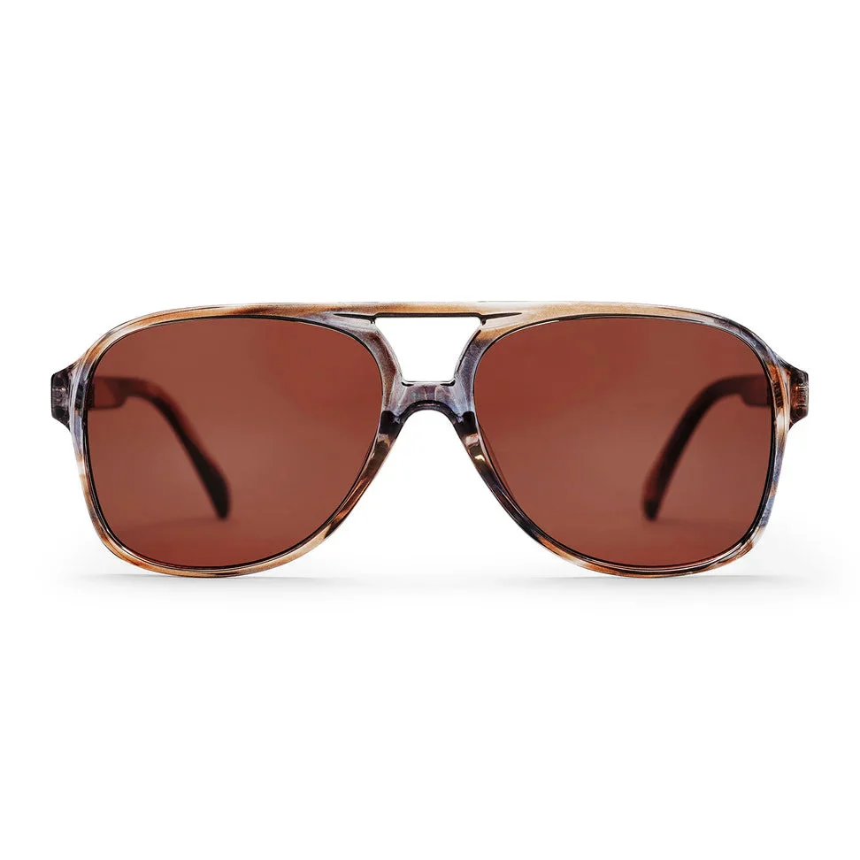 Dallas Sunglasses cigar smoke/brown