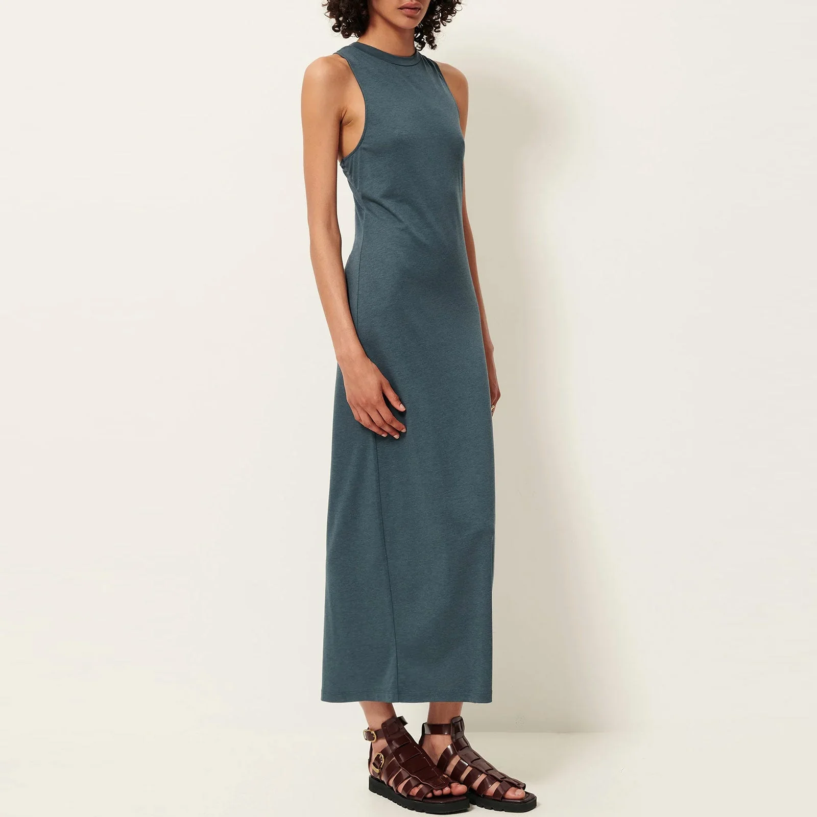 Danae Jersey Long Dress eau douce