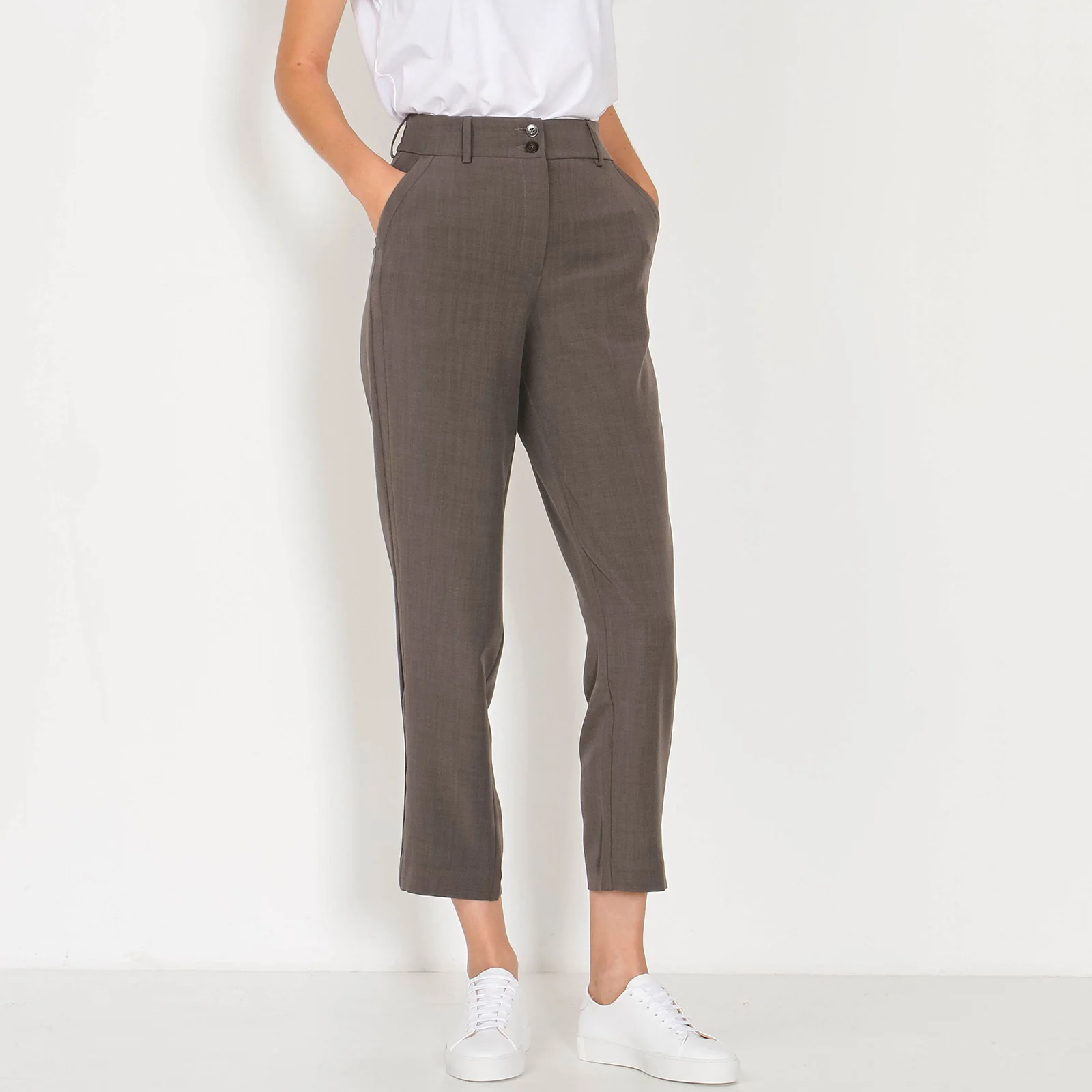 Daphne Trousers argan melange dash - Image 3