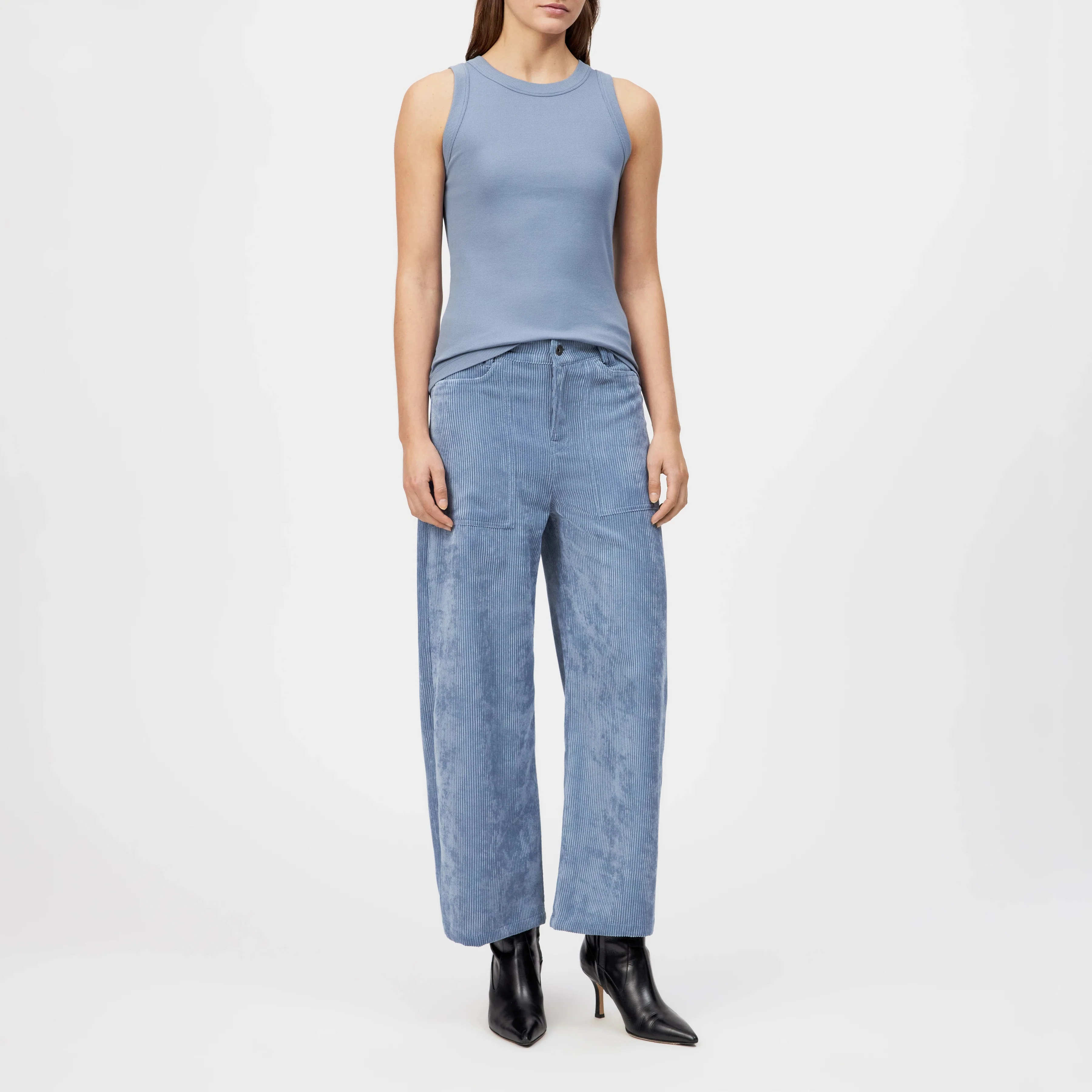 Derive Cord Pants 132041 flint stone - Image 3